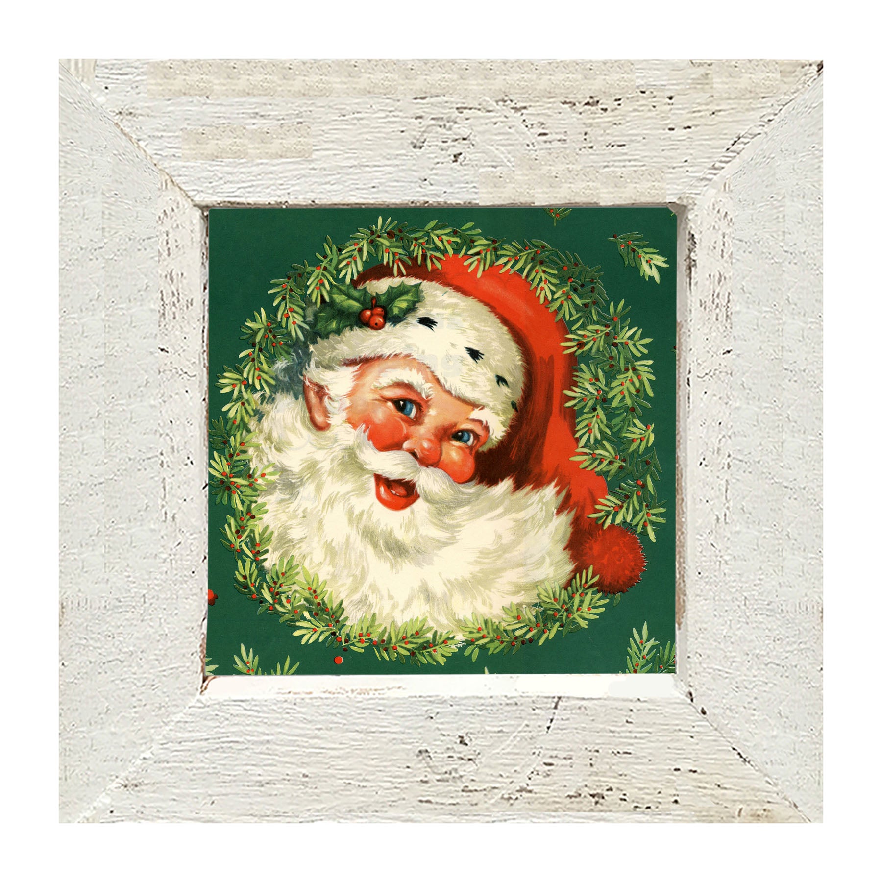 Cameo Santa - Framed art