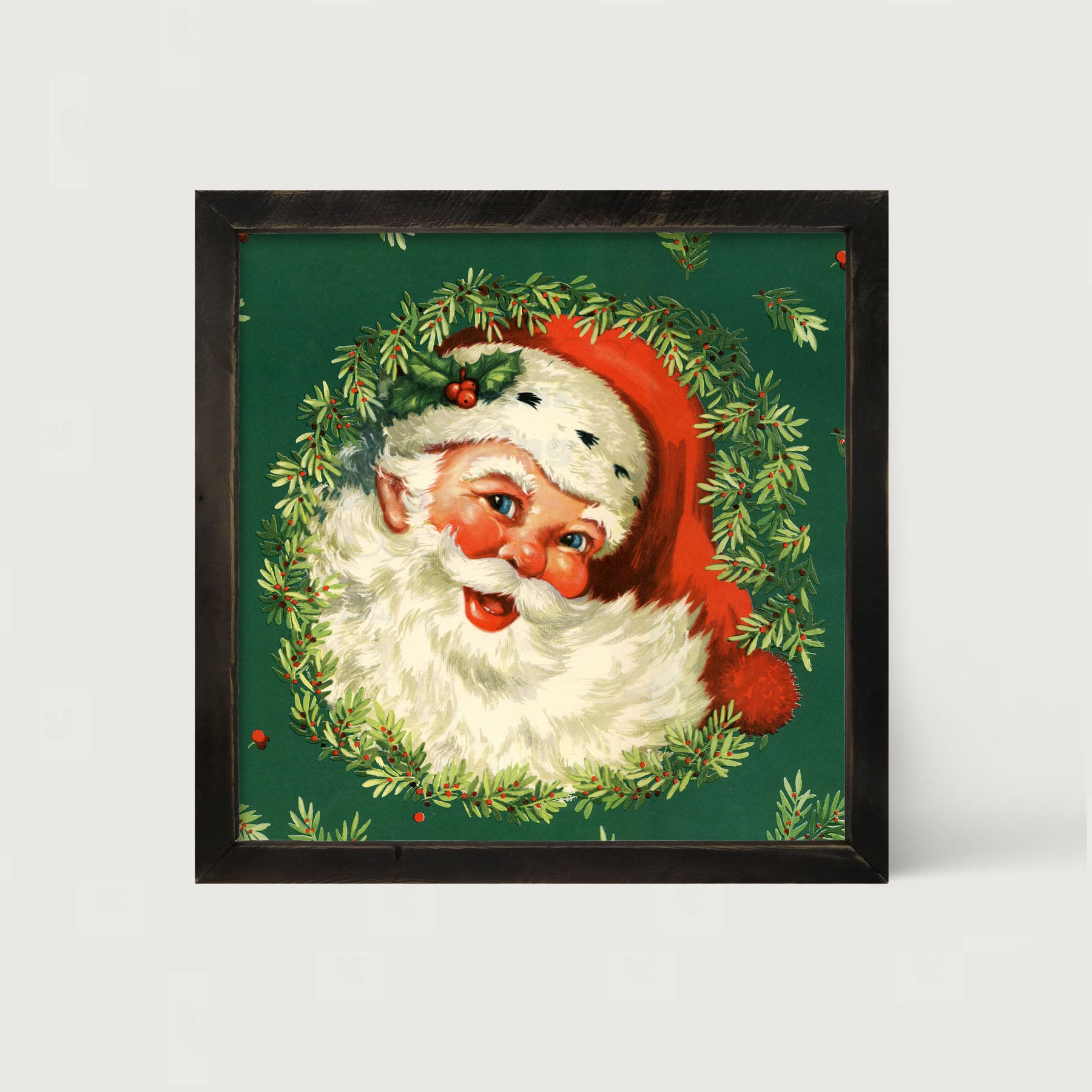 Cameo Santa - Framed art