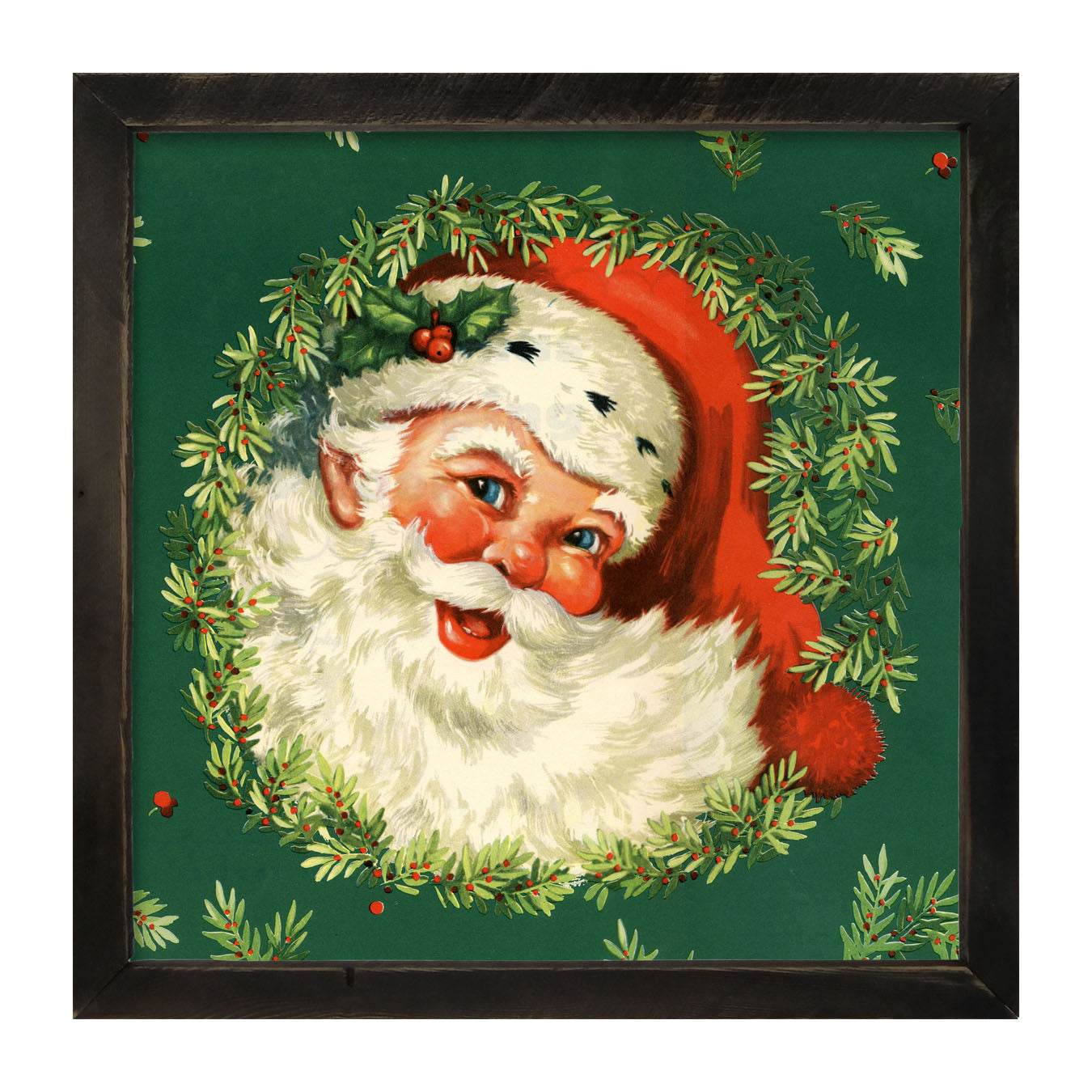 Cameo Santa - Framed art
