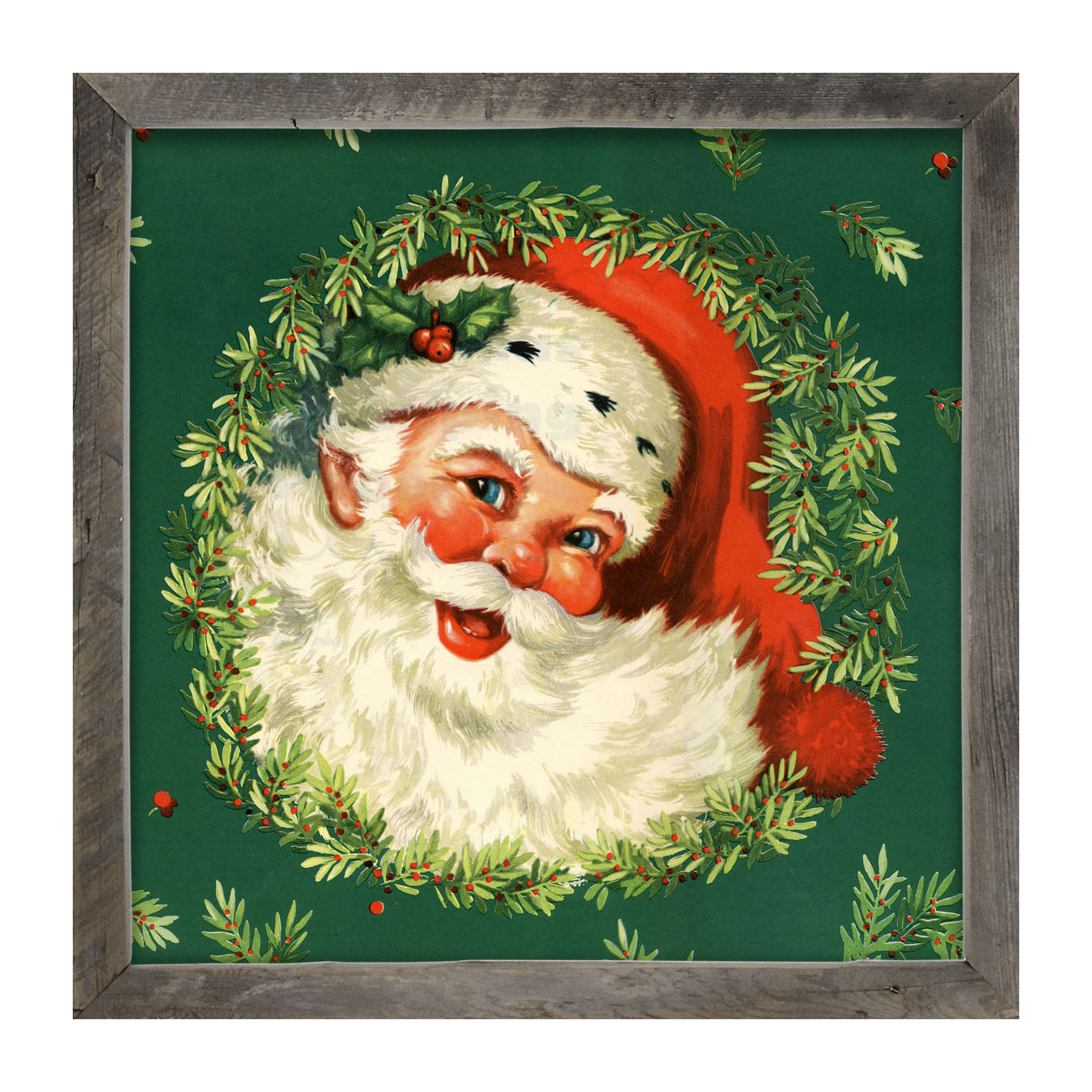 Cameo Santa - Framed art