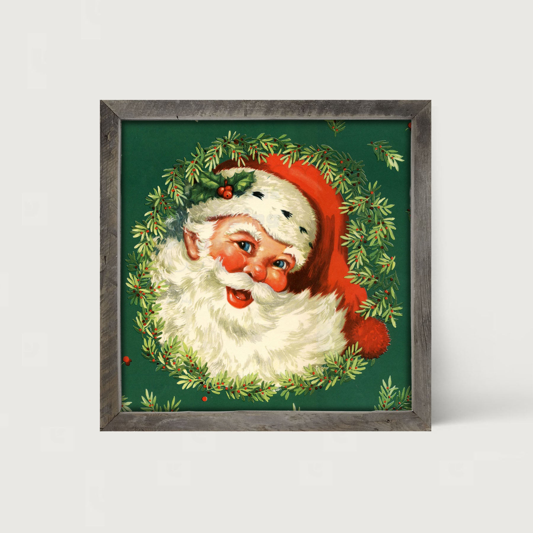 Cameo Santa - Framed art