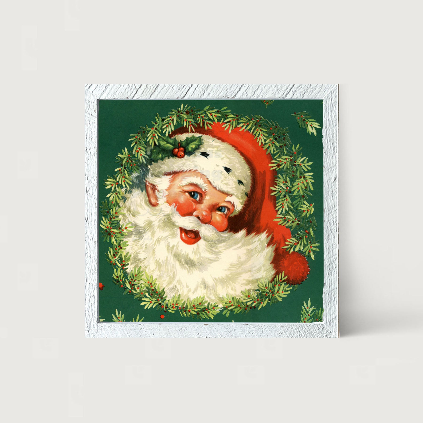 Cameo Santa - Framed art
