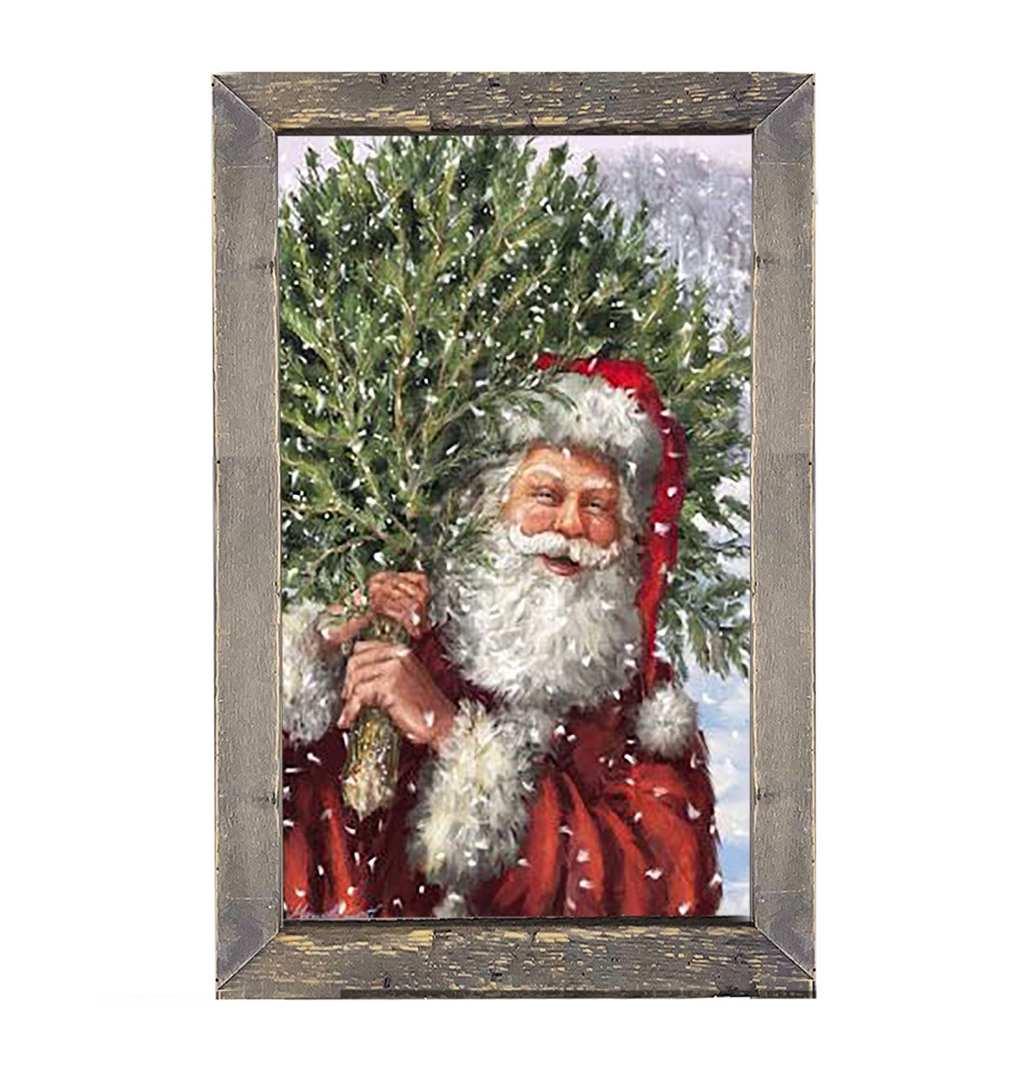 Classic Santa - Framed art
