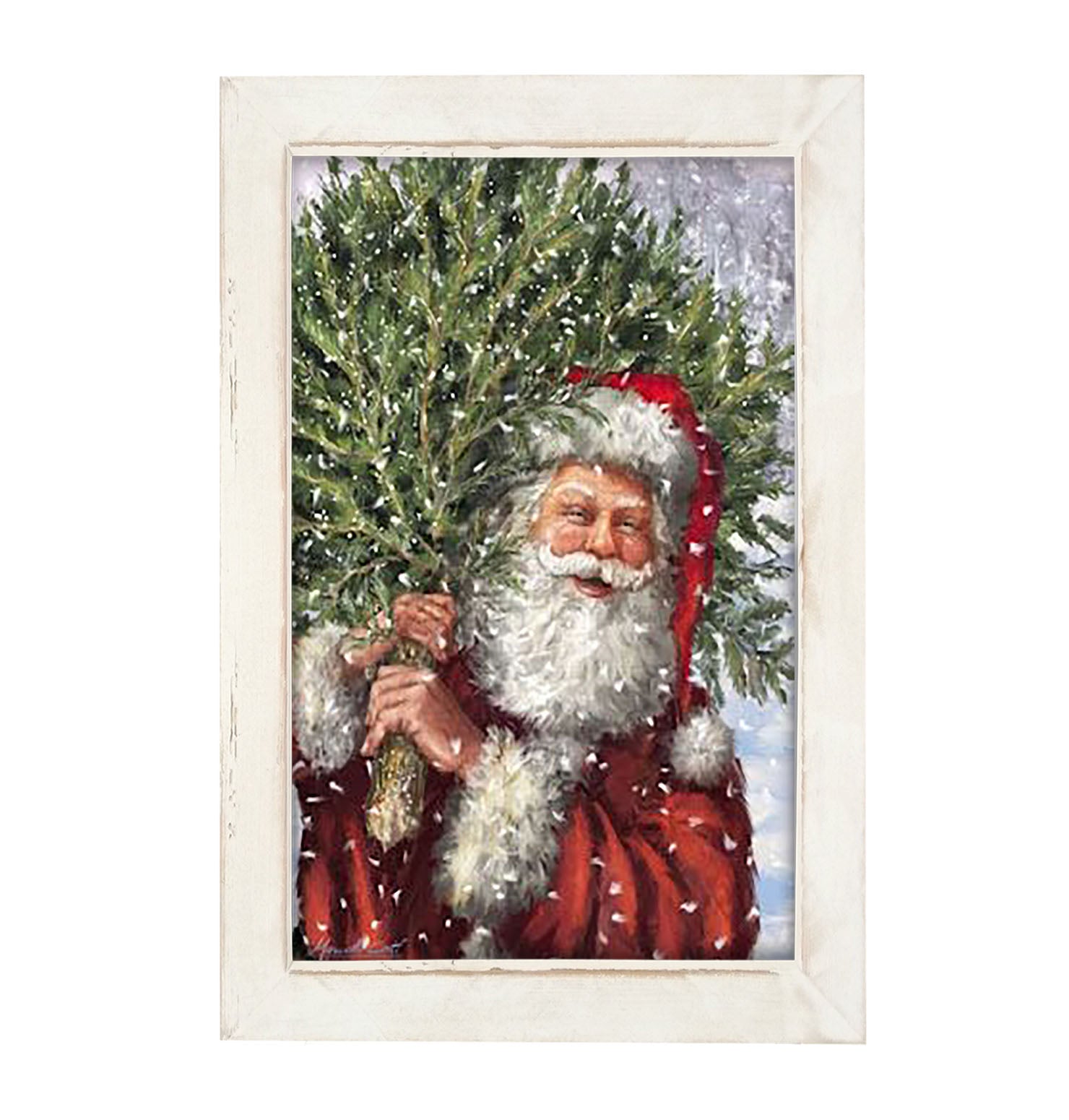 Classic Santa - Framed art