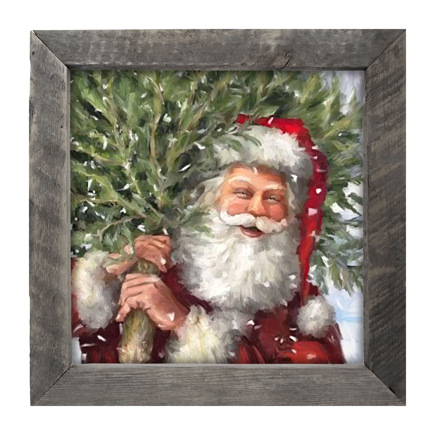 Classic Santa - Framed art