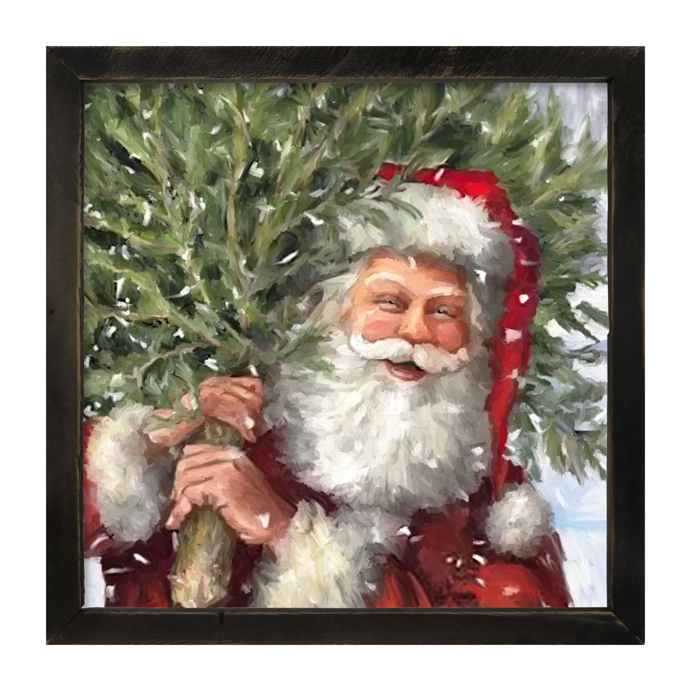 Classic Santa - Framed art