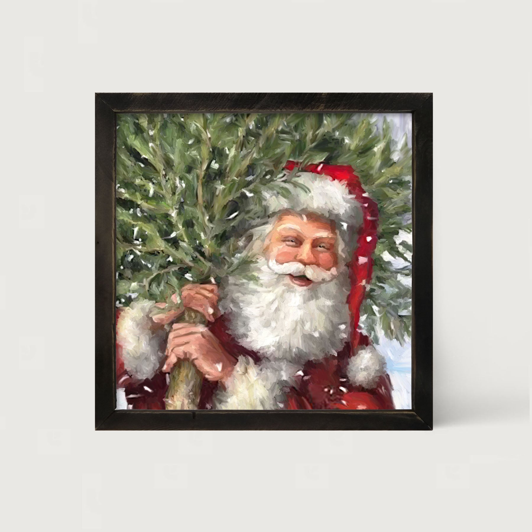 Classic Santa - Framed art