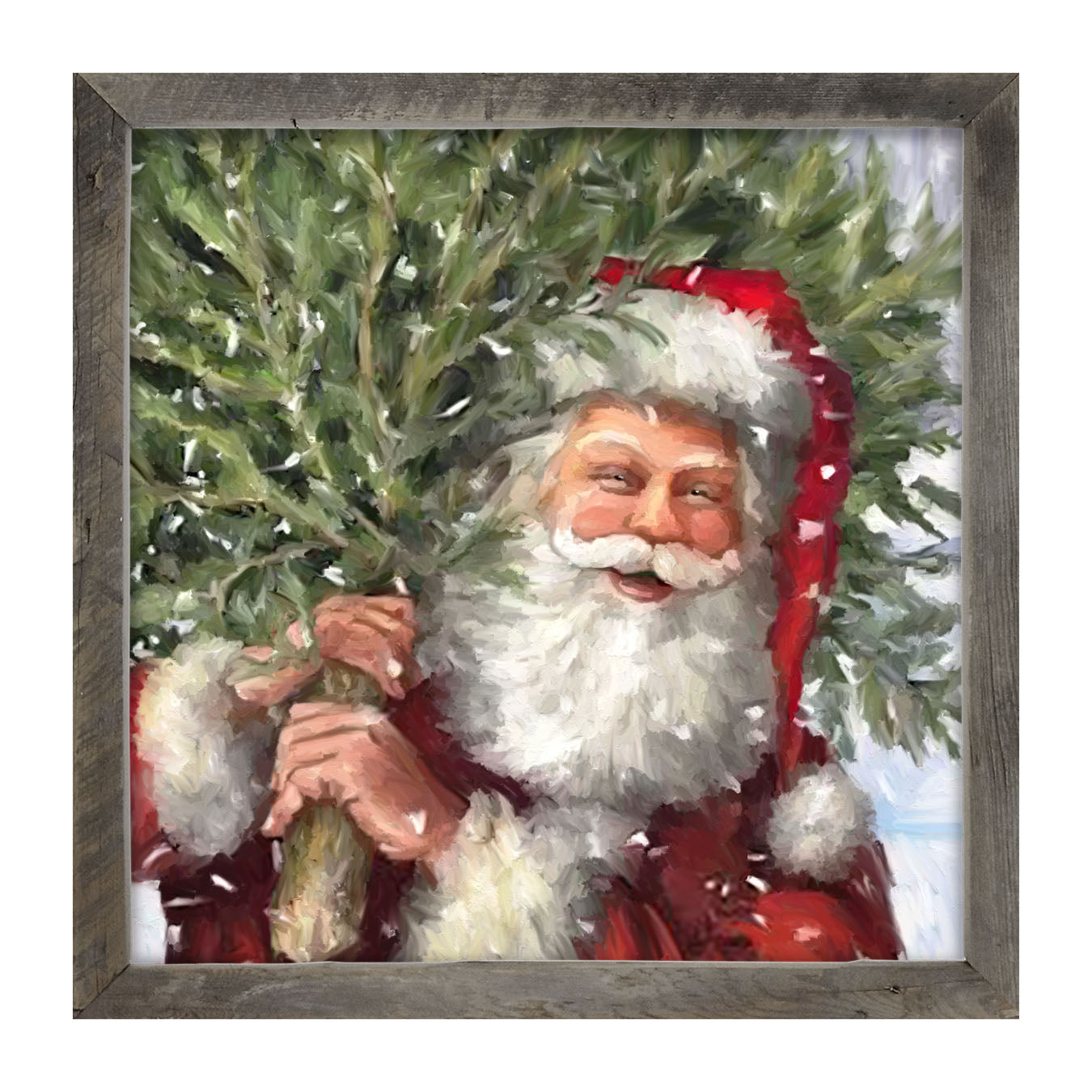 Classic Santa - Framed art