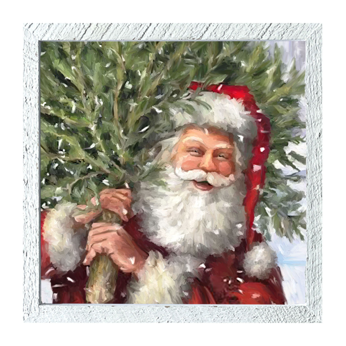 Classic Santa - Framed art