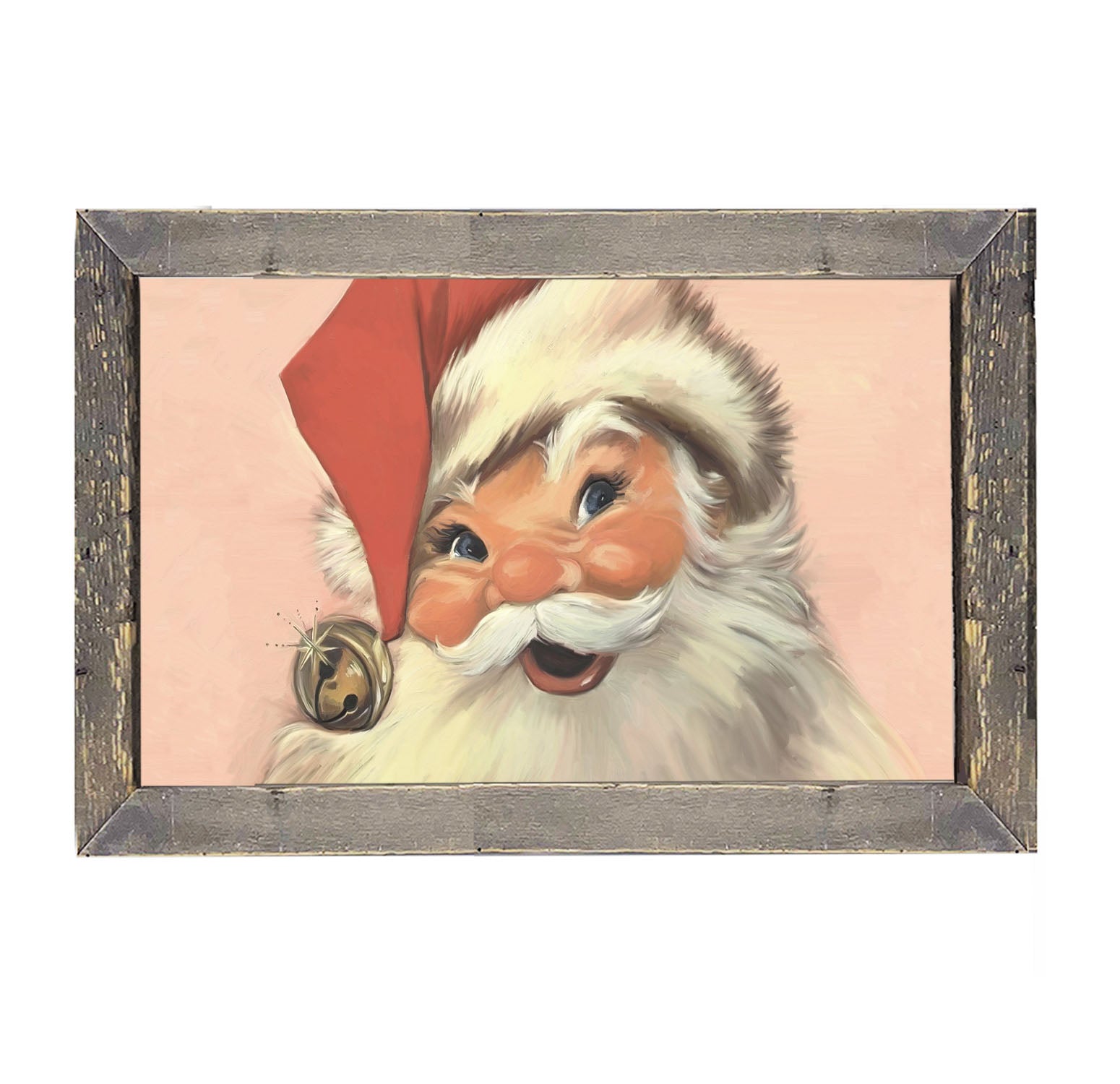 Twinkle Santa - Framed art
