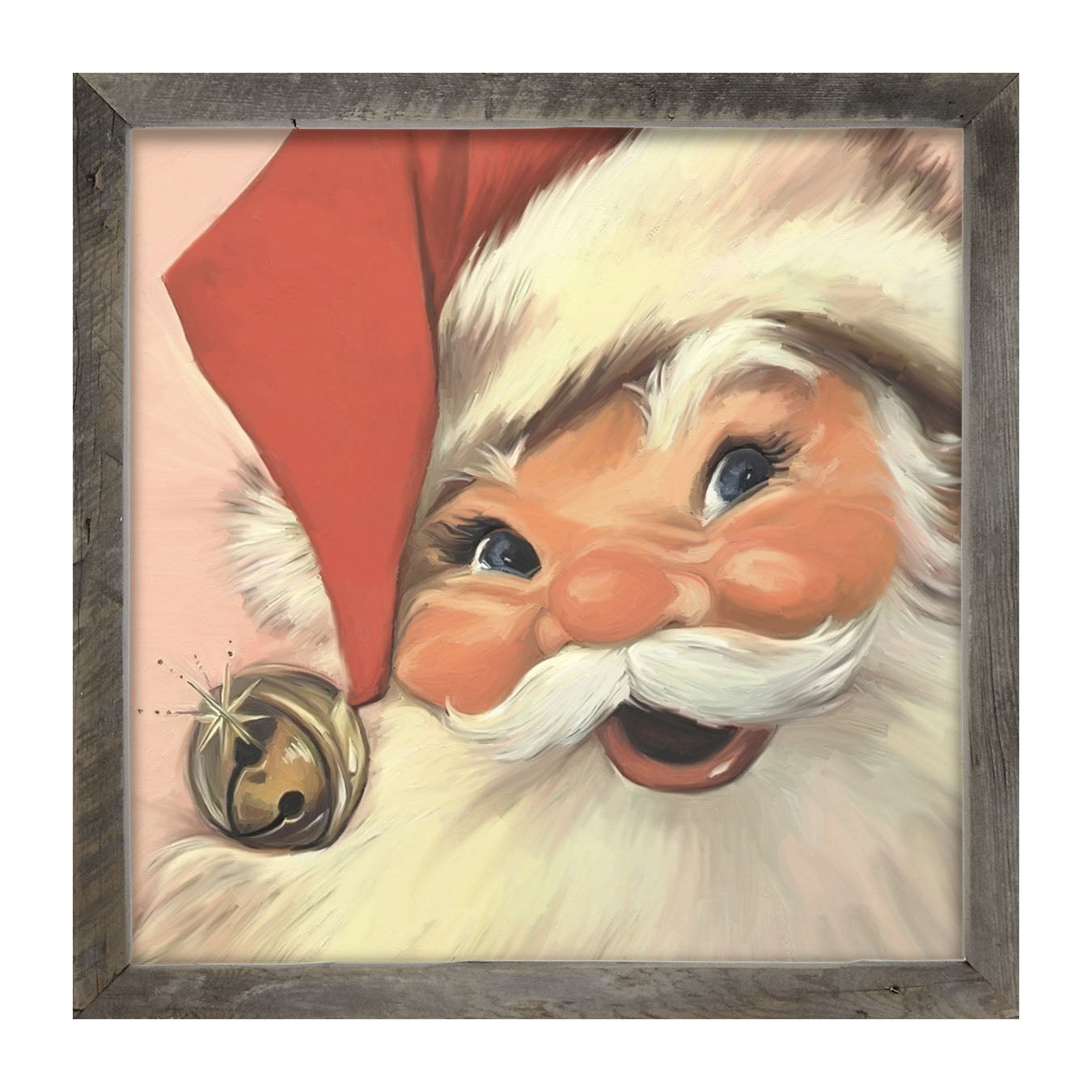 Twinkle Santa - Framed art