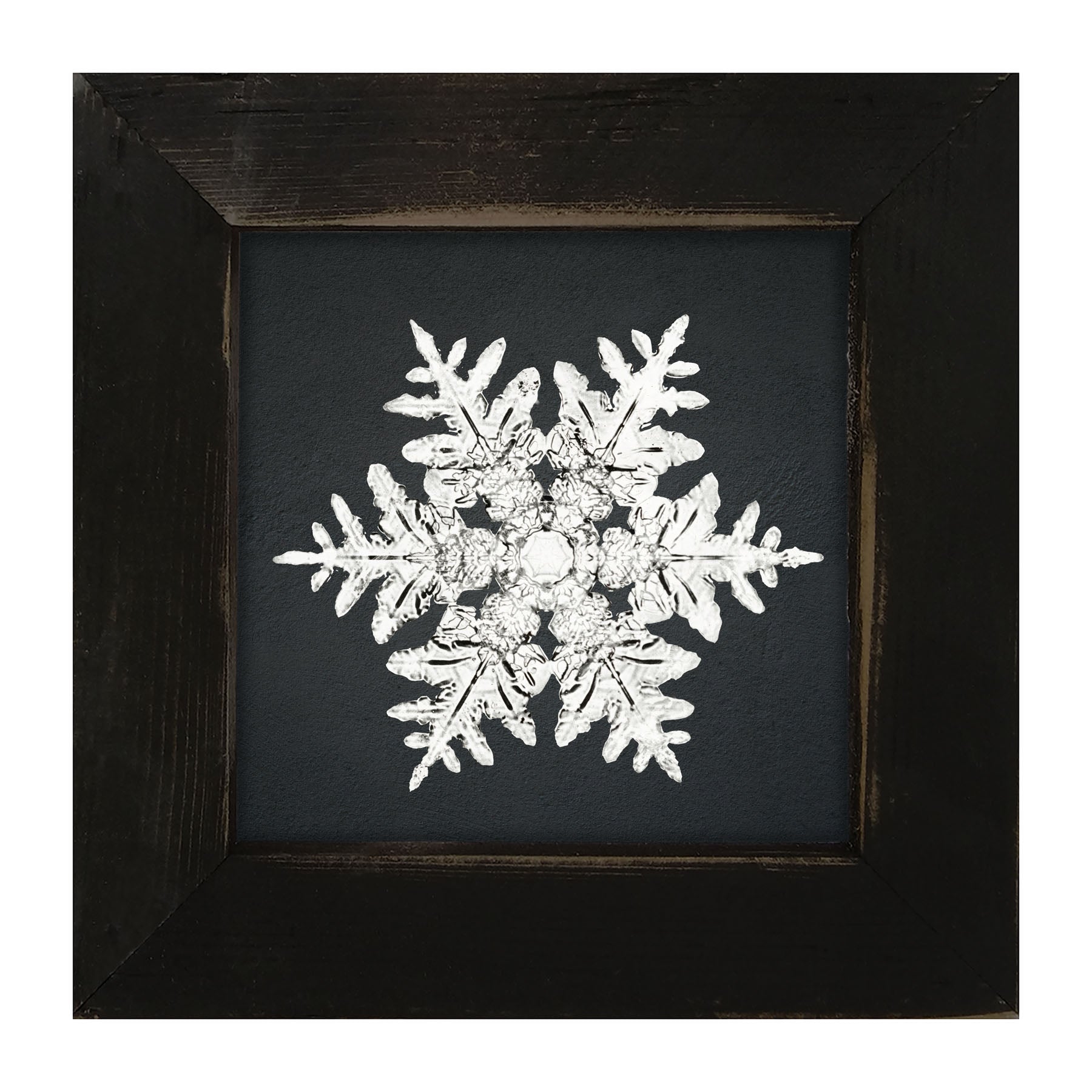 Snowflake-A - Framed art