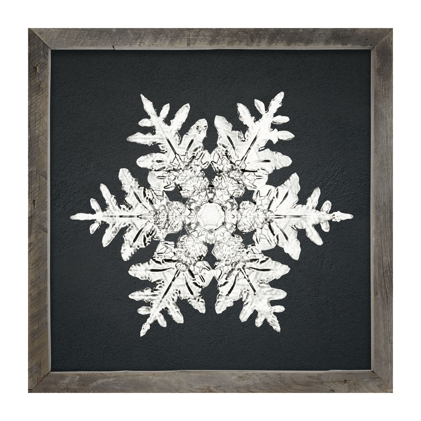 Snowflake-A - Framed art