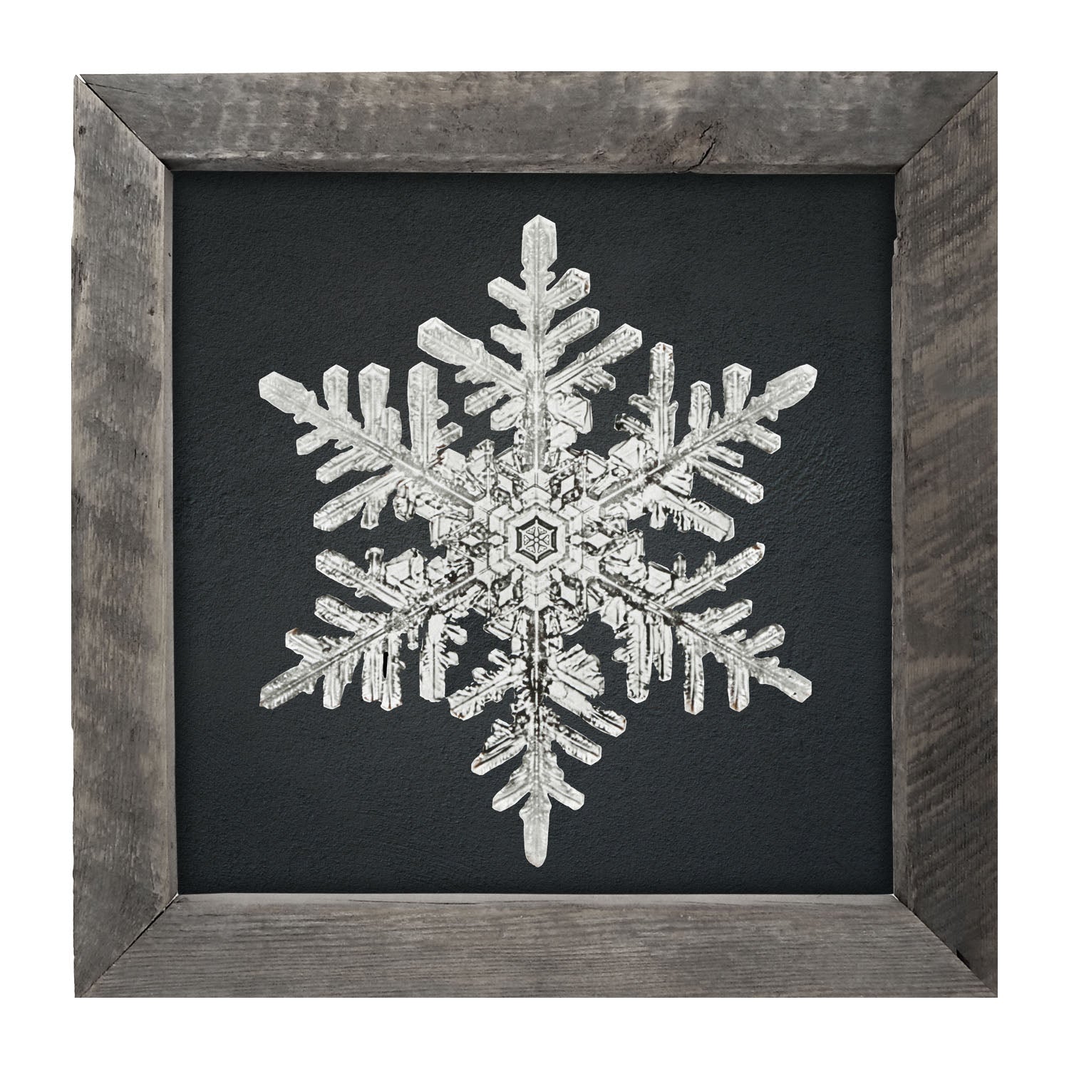 Snowflake-B - Framed art