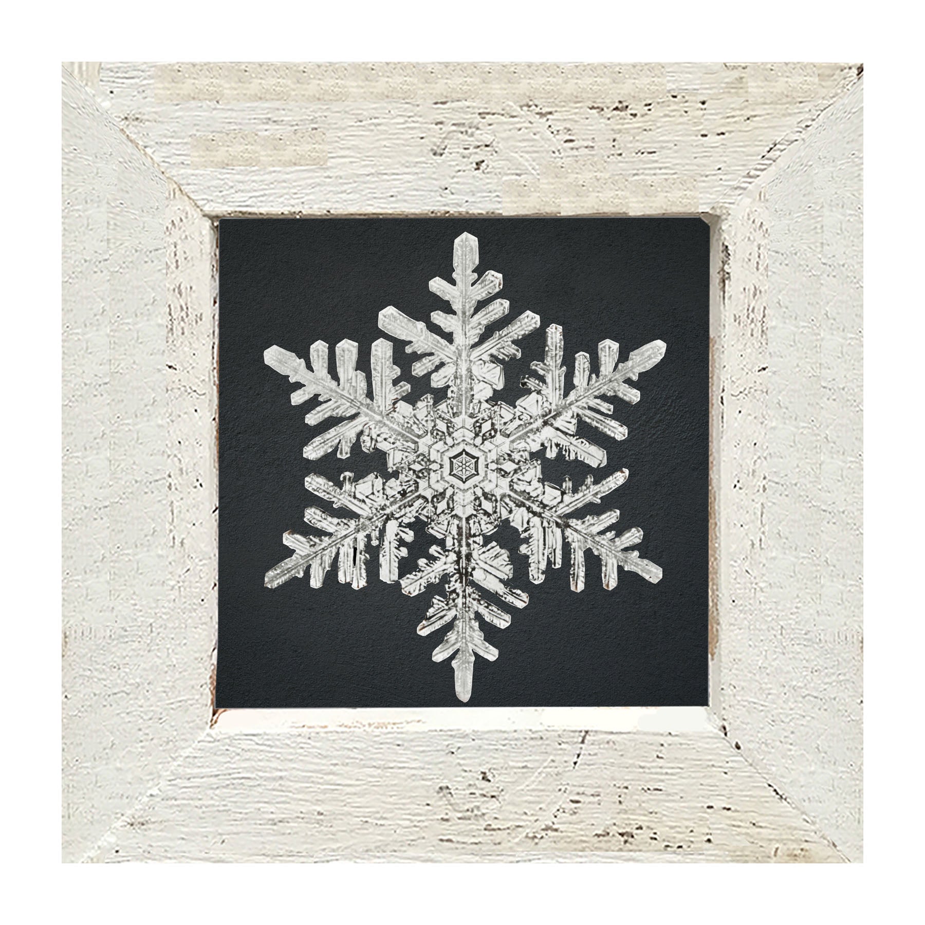 Snowflake-B - Framed art