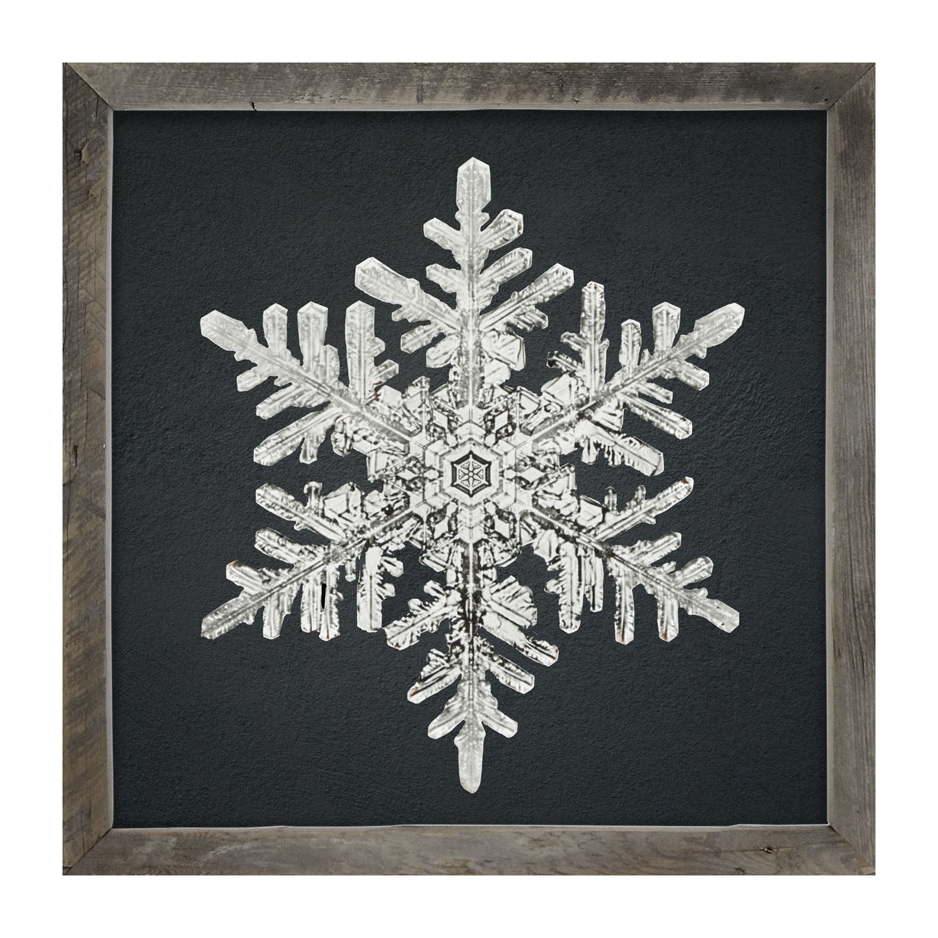 Snowflake-B - Framed art