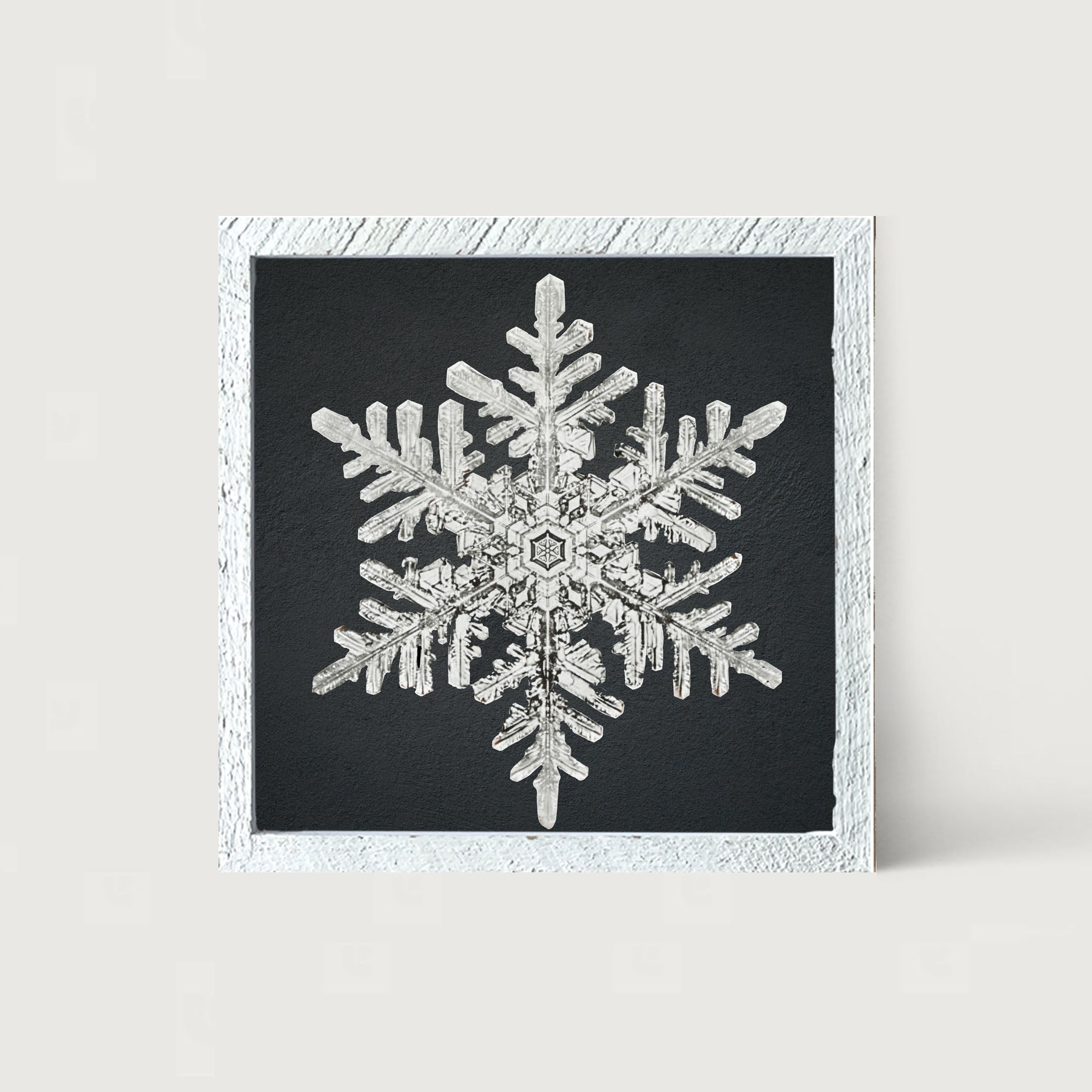 Snowflake-B - Framed art