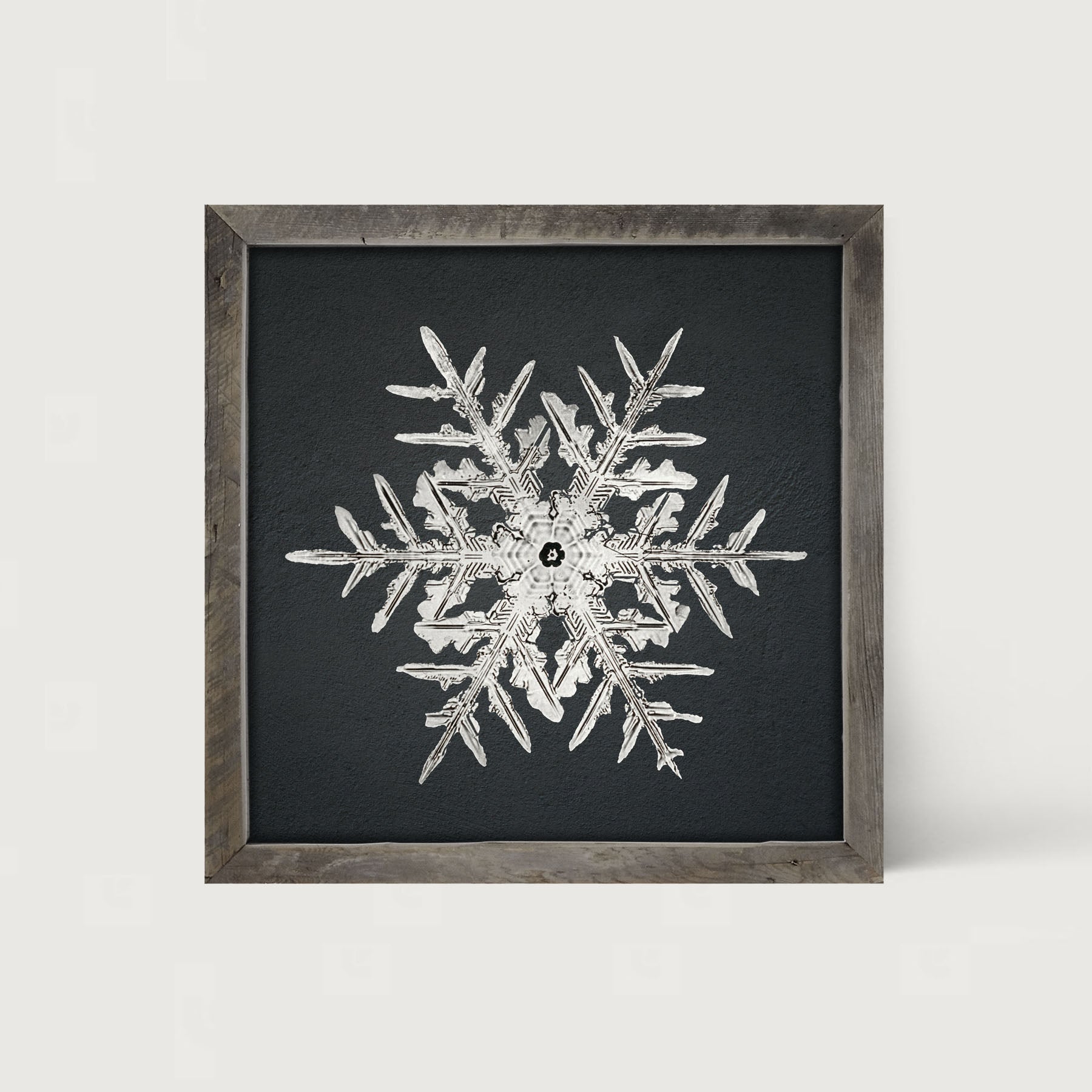 Snowflake-C - Framed art