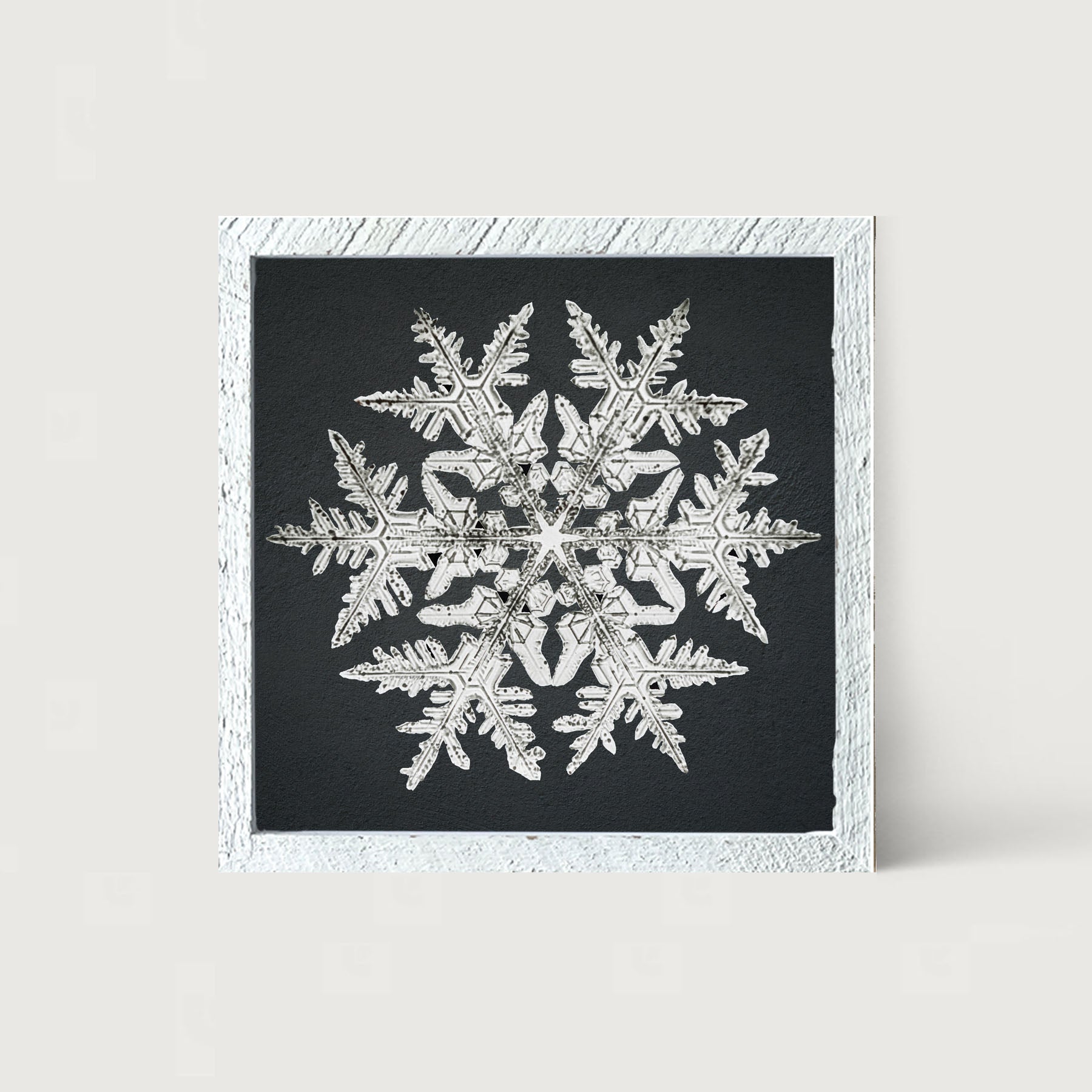 Snowflake-D - Framed art