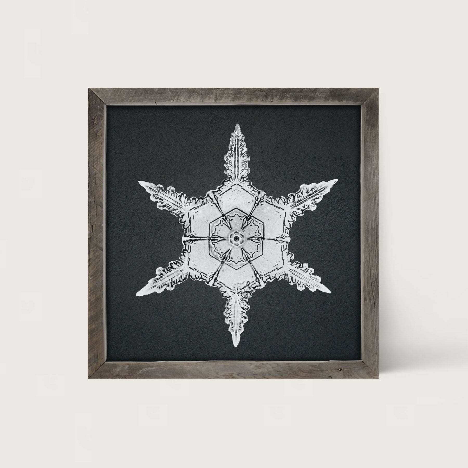 Snowflake-F - Framed art