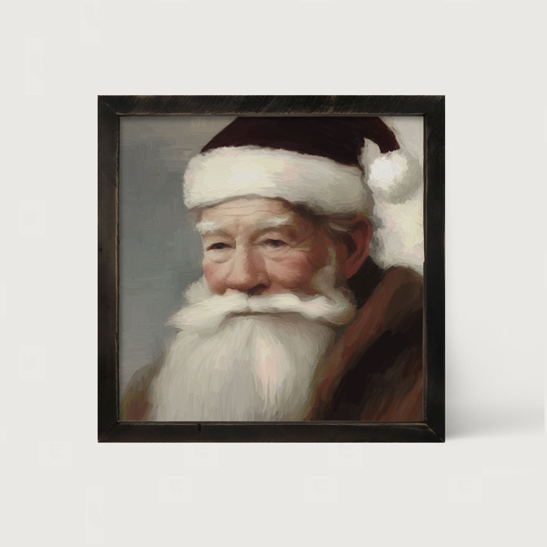 Old Santa - Framed art