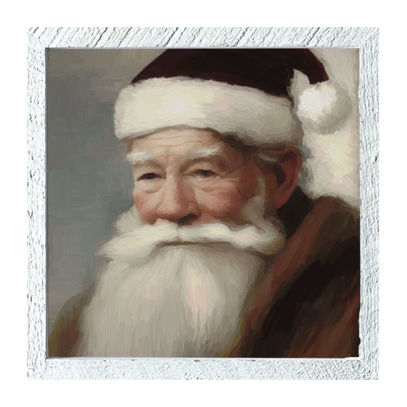 Old Santa - Framed art