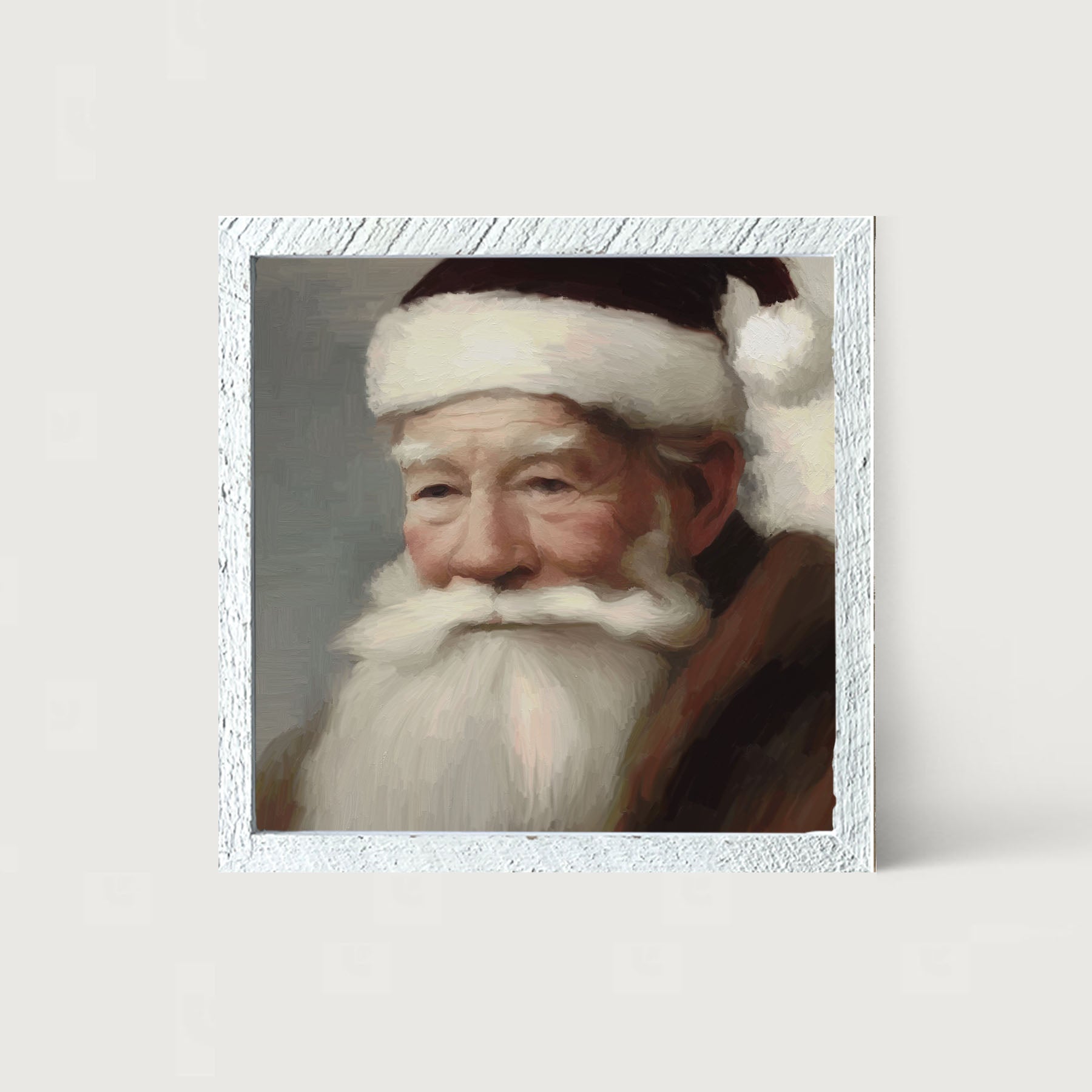 Old Santa - Framed art