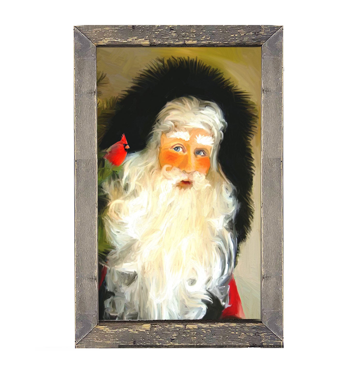 Santa and cardinal