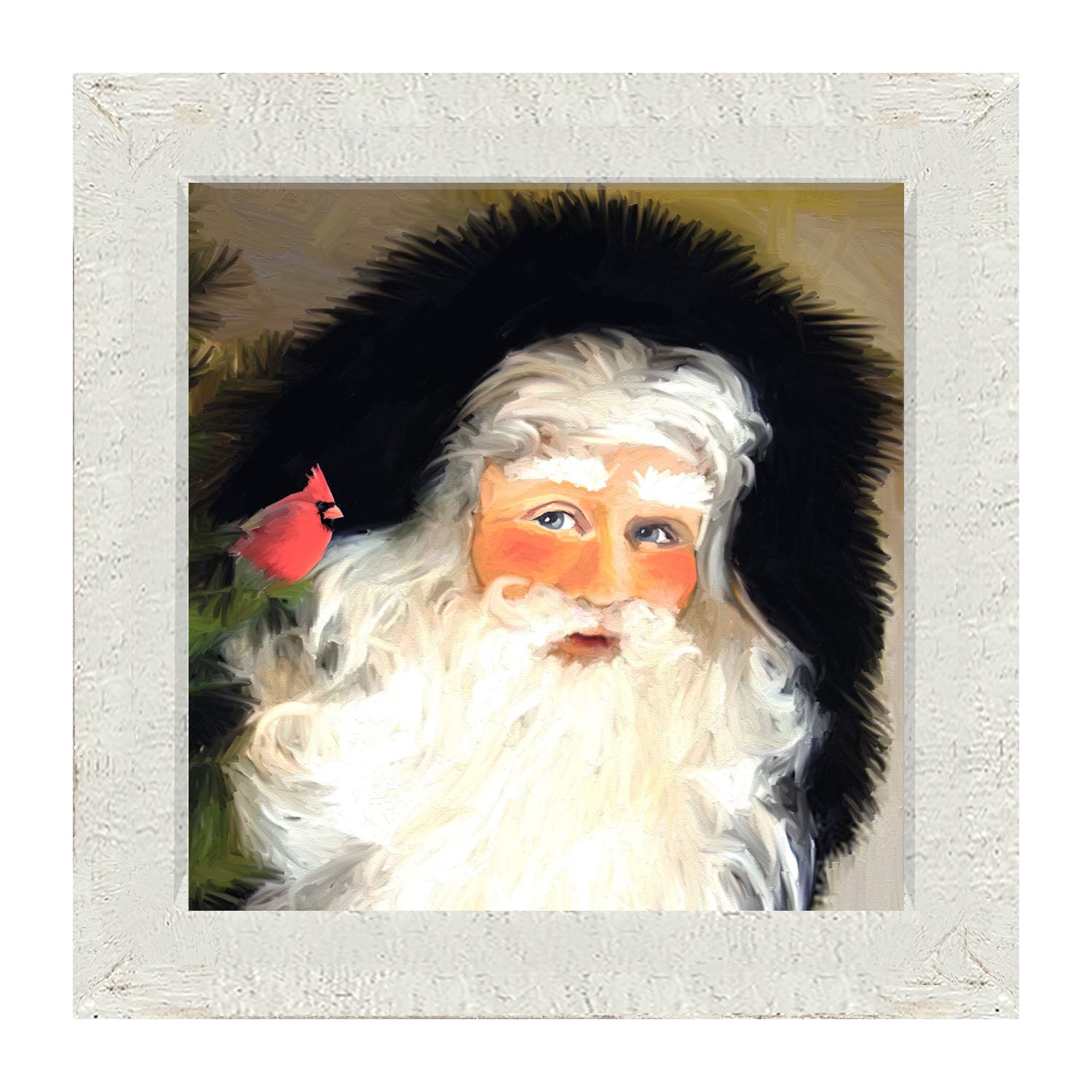 Santa and cardinal