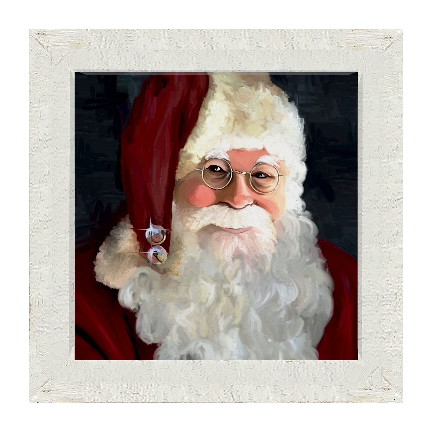 Santa with jingle bells - Framed art