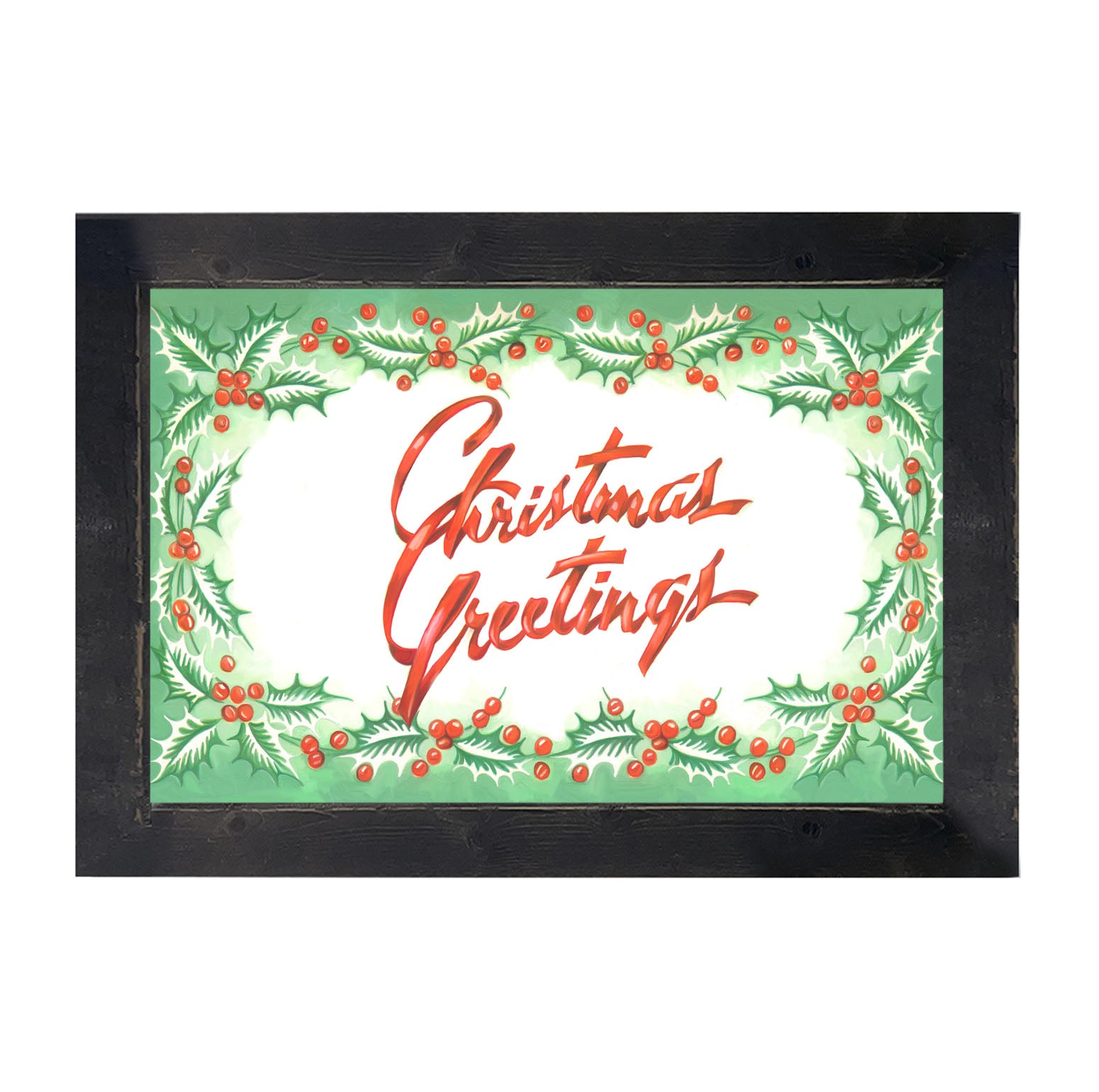 Christmas Greetings - Framed art