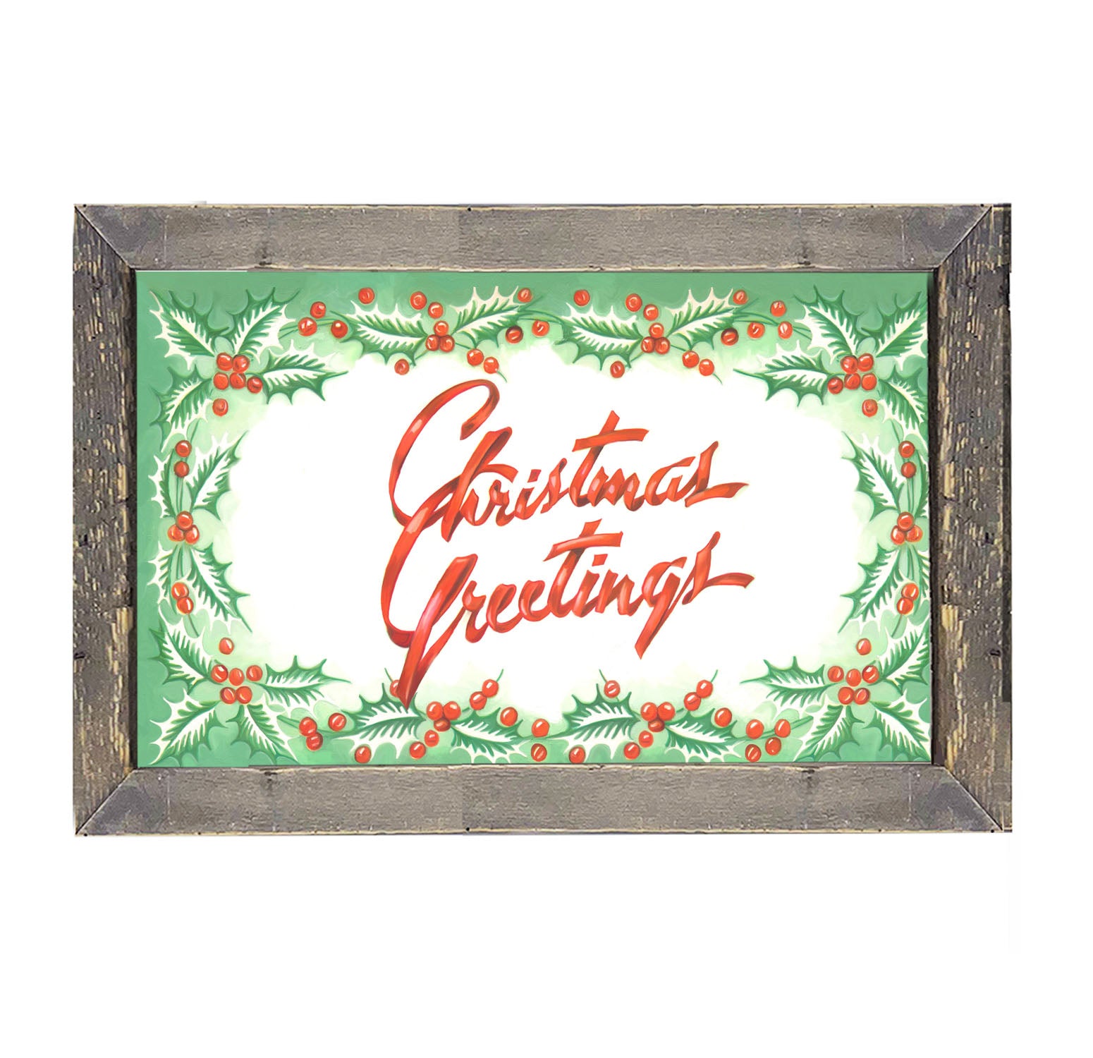 Christmas Greetings - Framed art