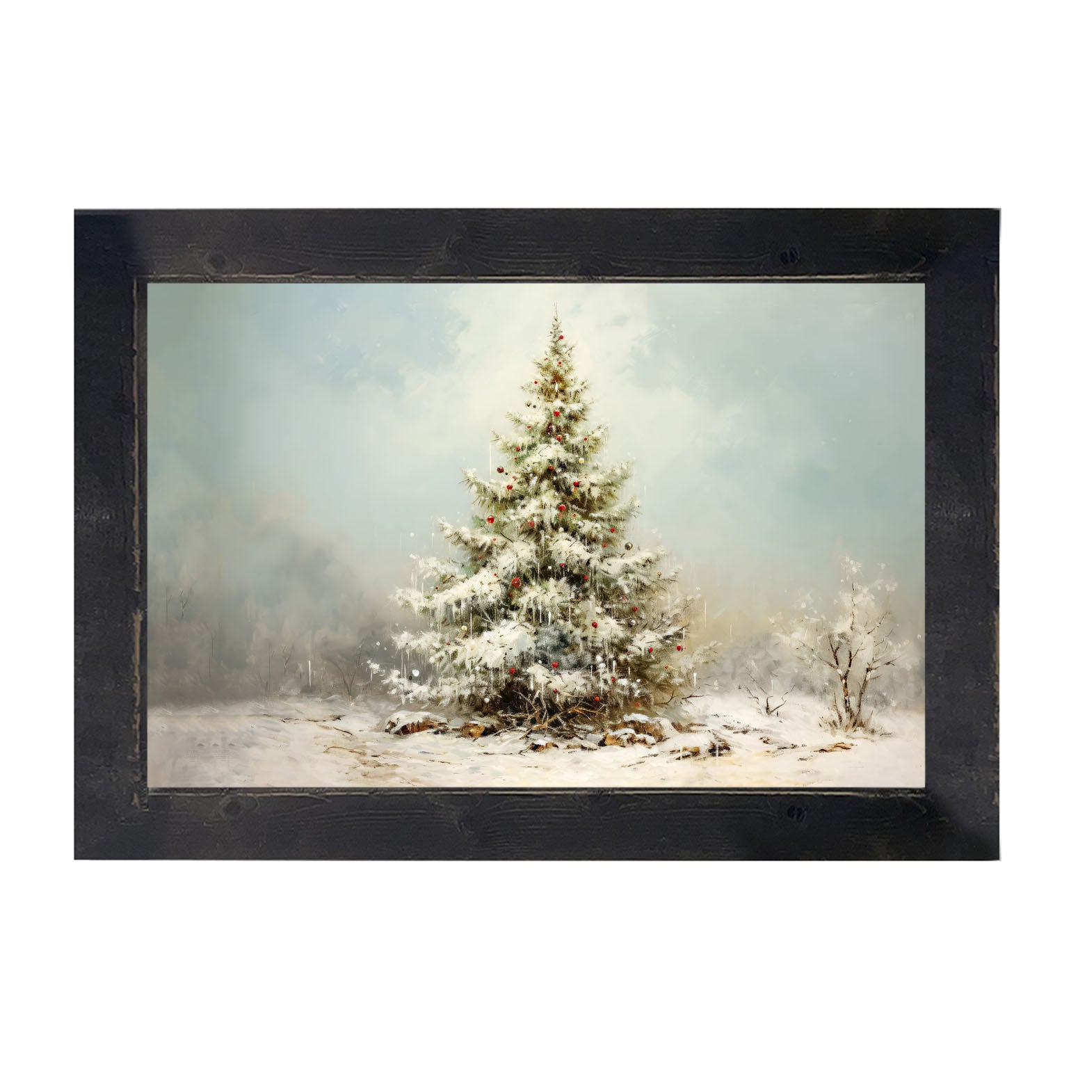 Snowy Christmas tree