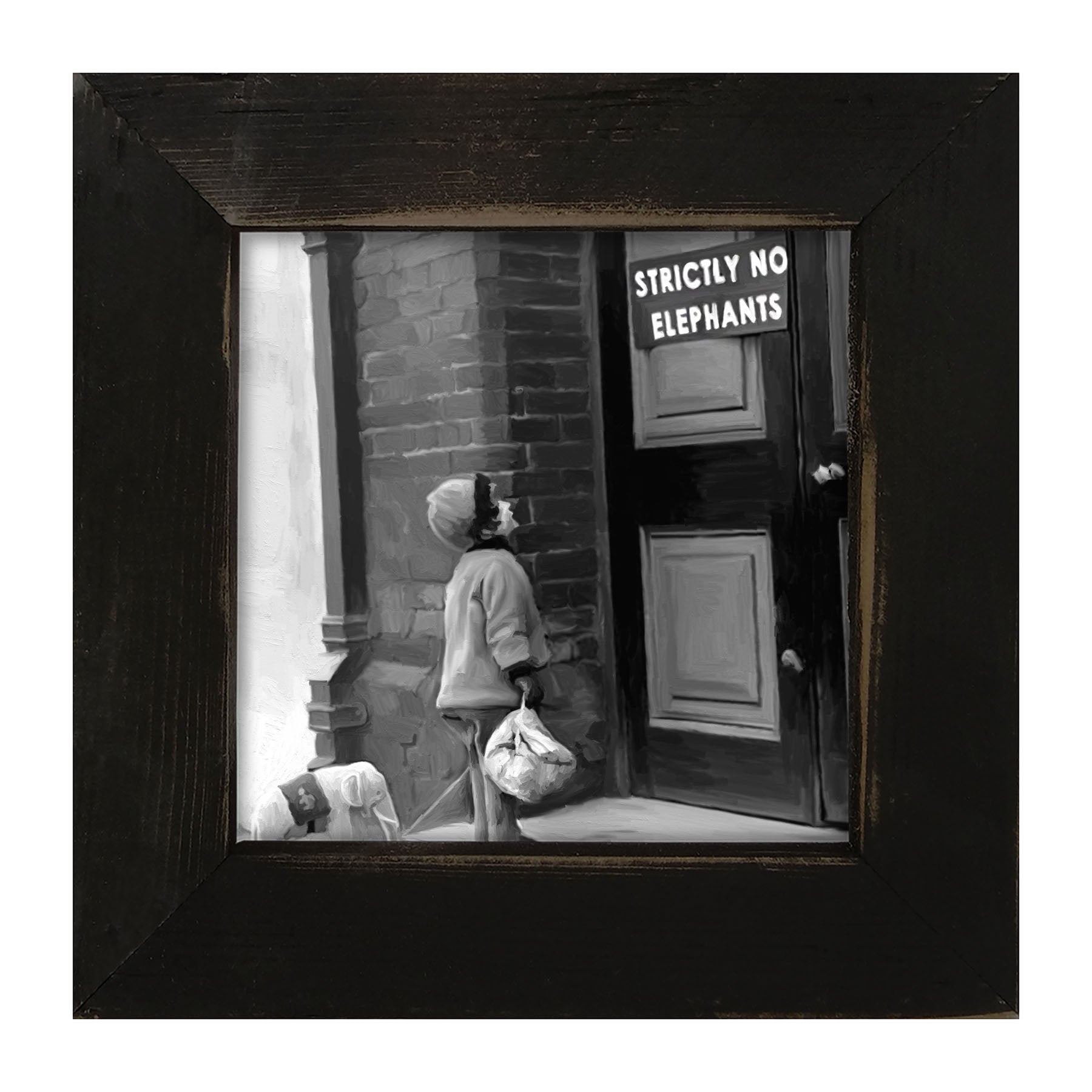 No Elephants - Framed art