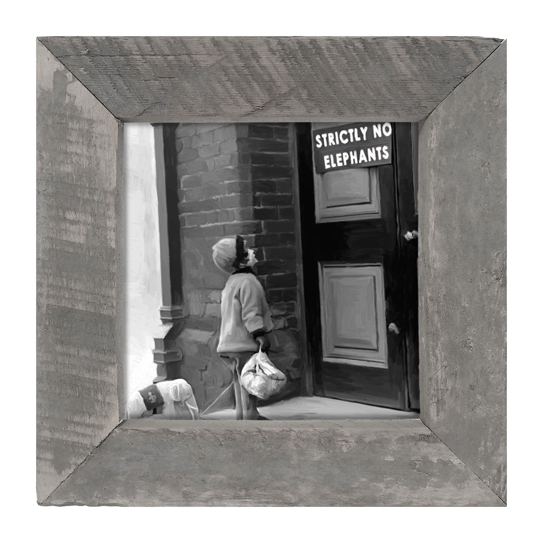 No Elephants - Framed art