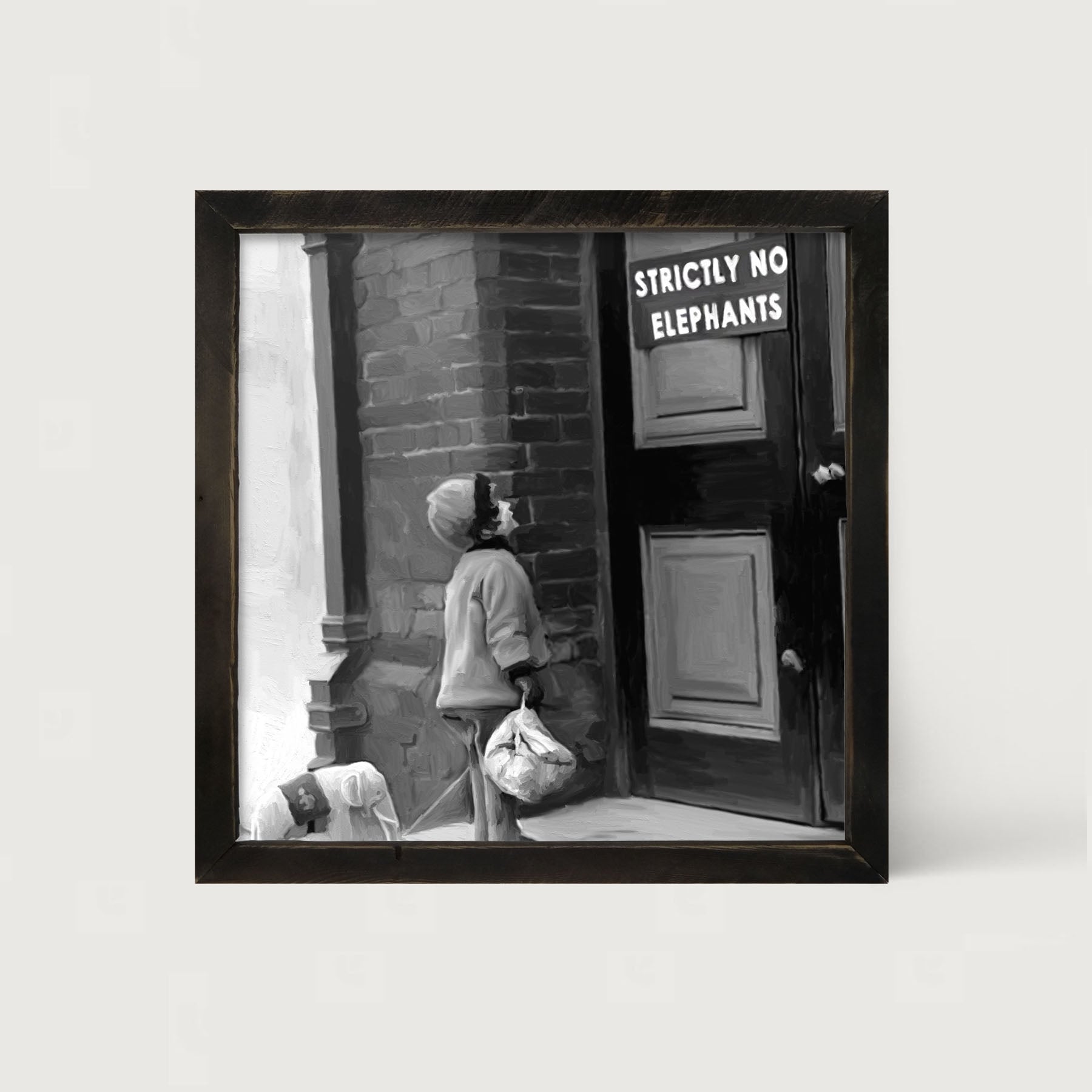 No Elephants - Framed art