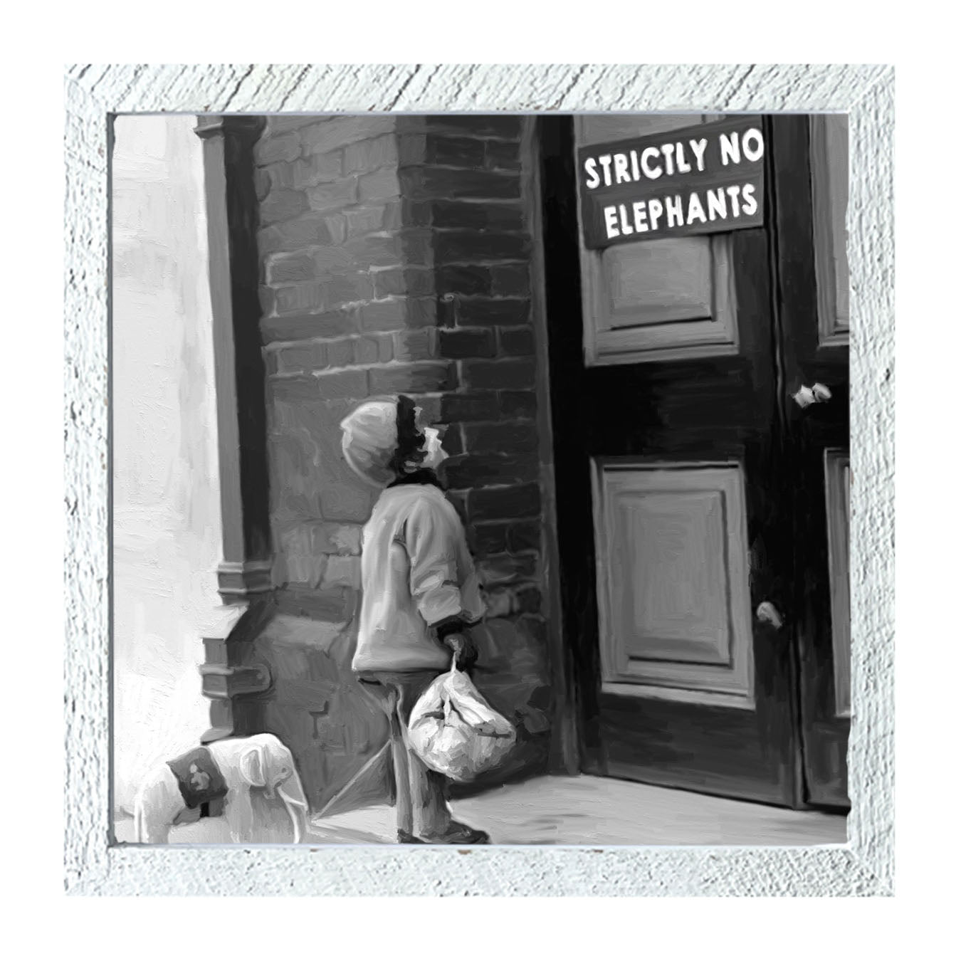 No Elephants - Framed art