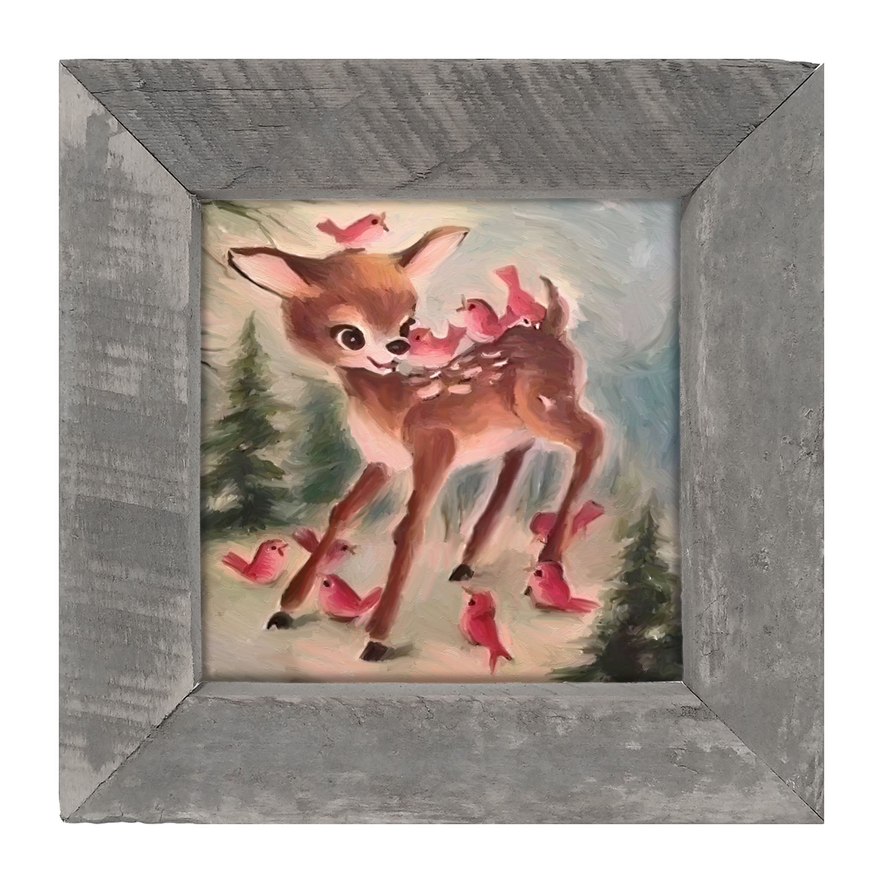 Baby Reindeer - Framed art