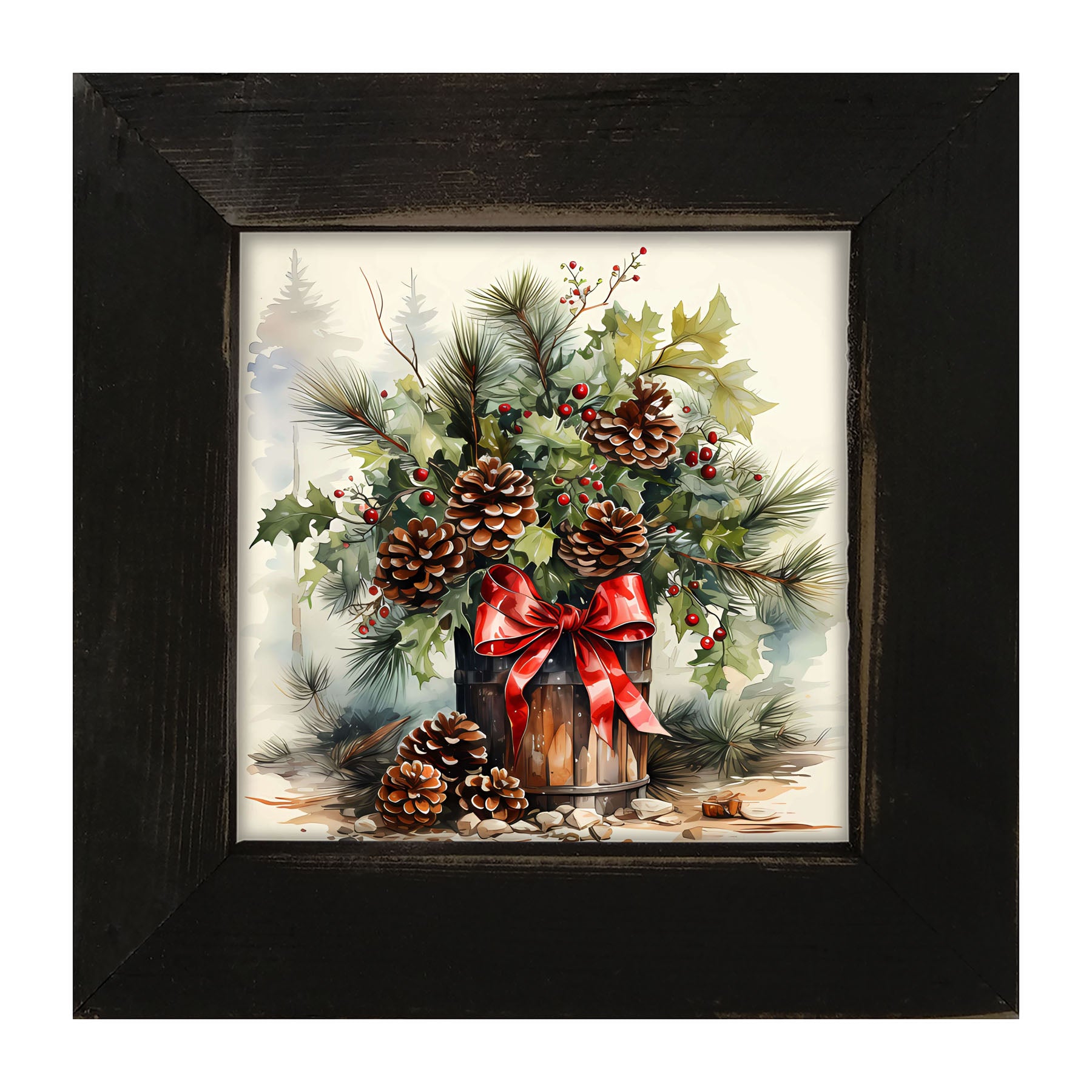 Box of pine - Framed art