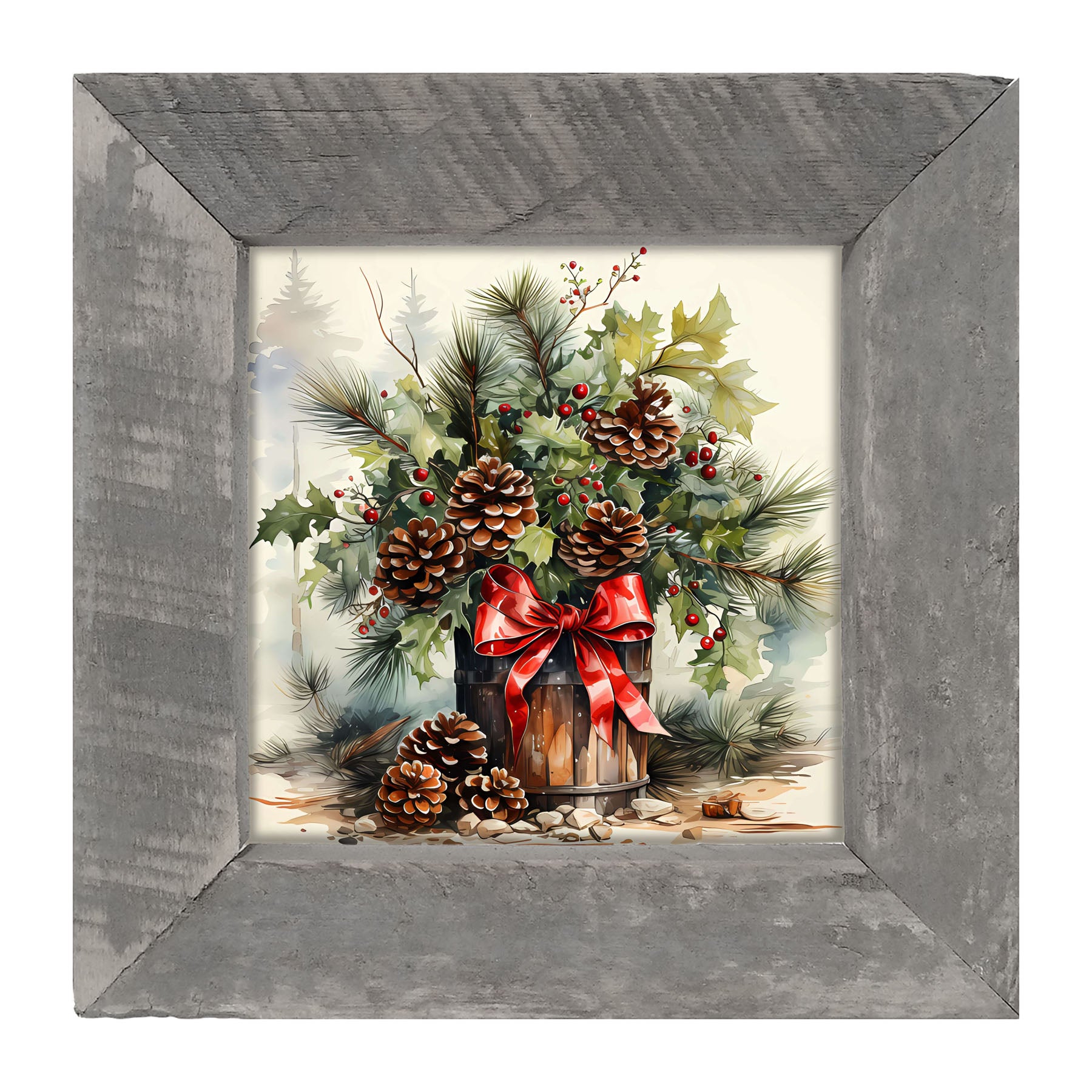Box of pine - Framed art