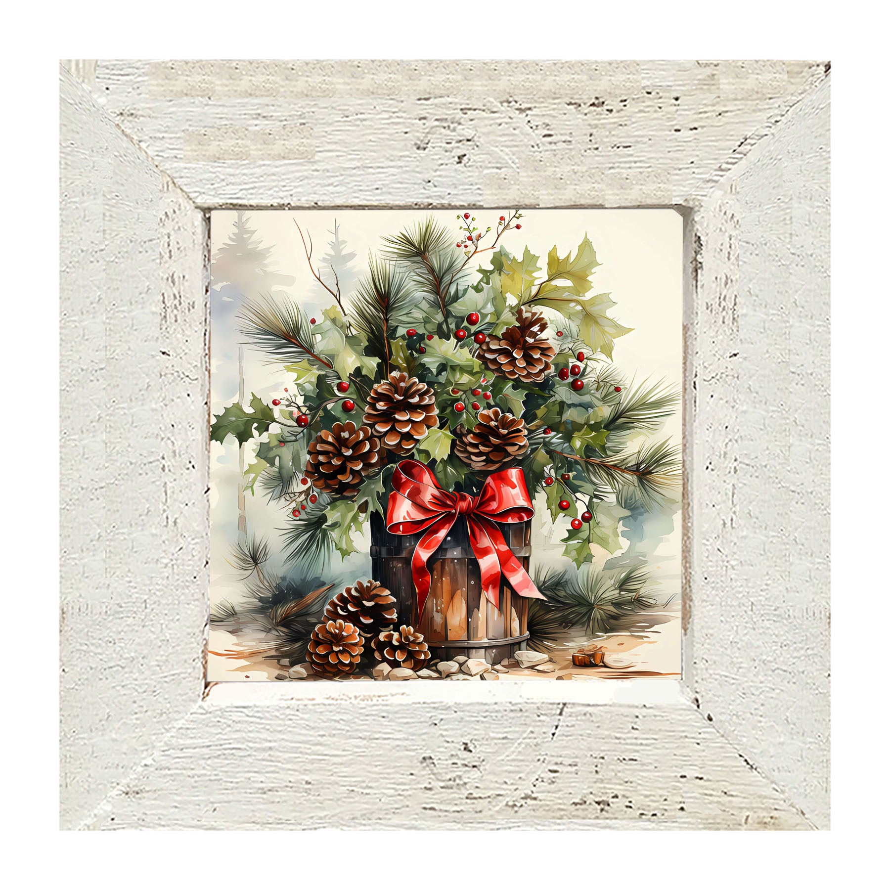 Box of pine - Framed art