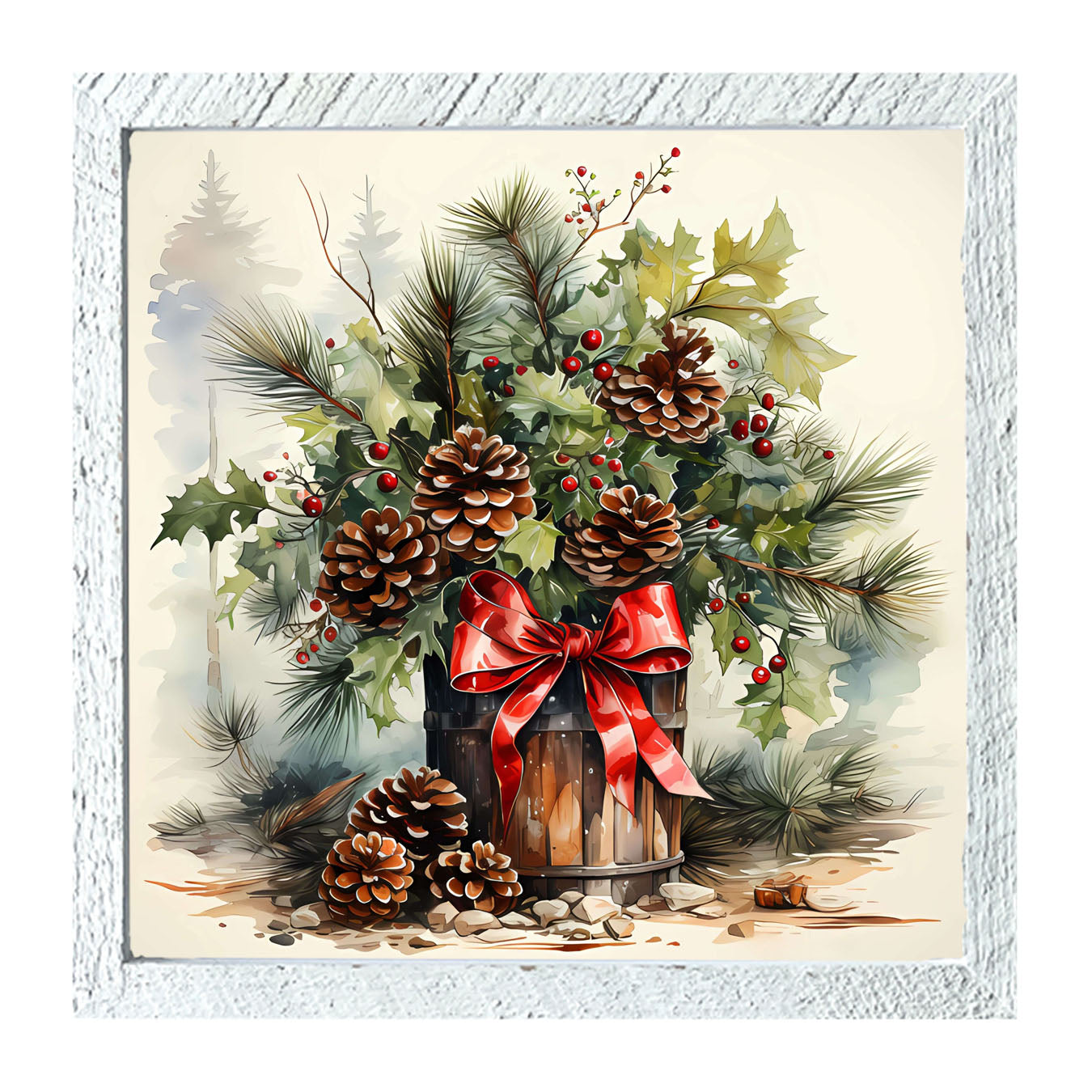 Box of pine - Framed art