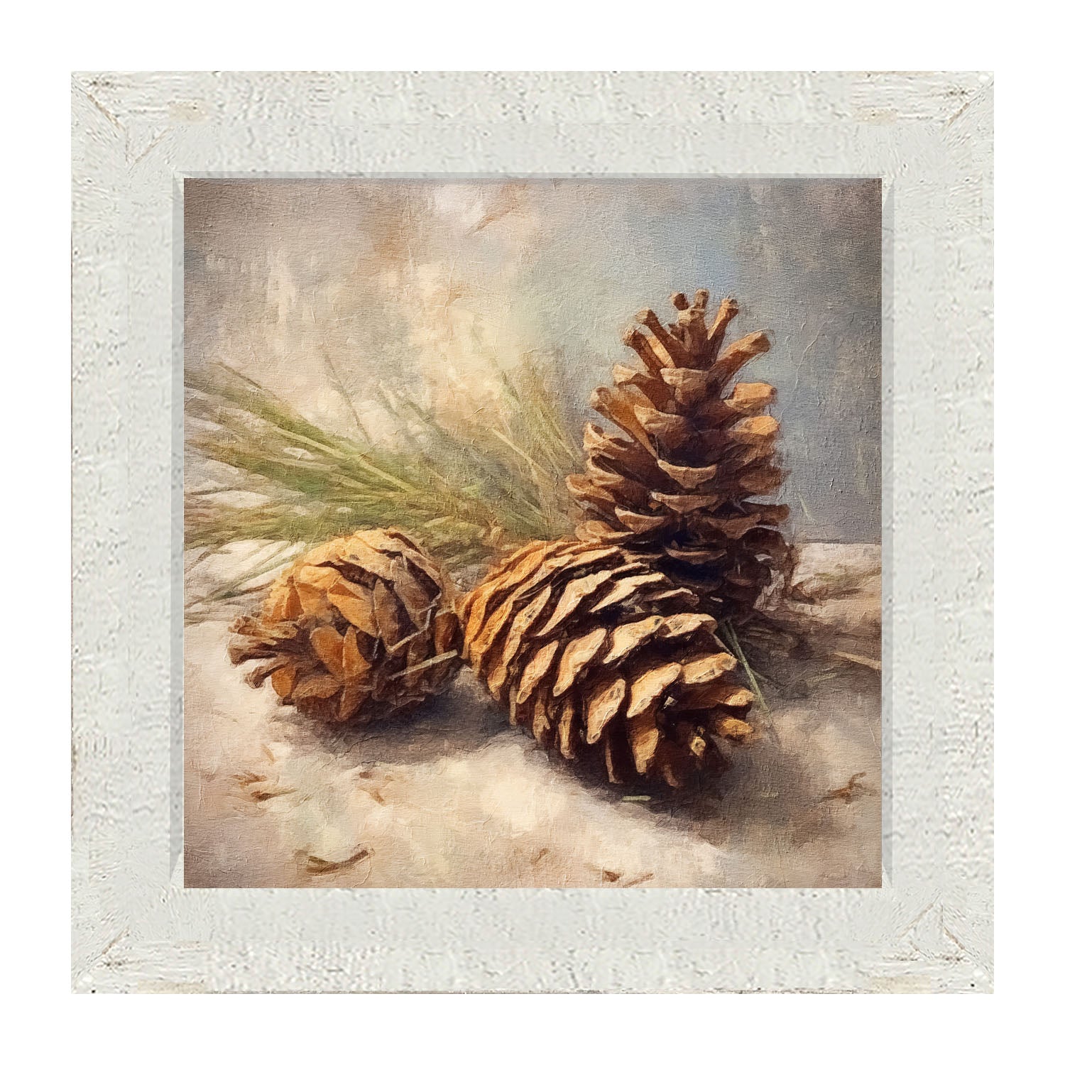 Pine cone closeup - Framed art