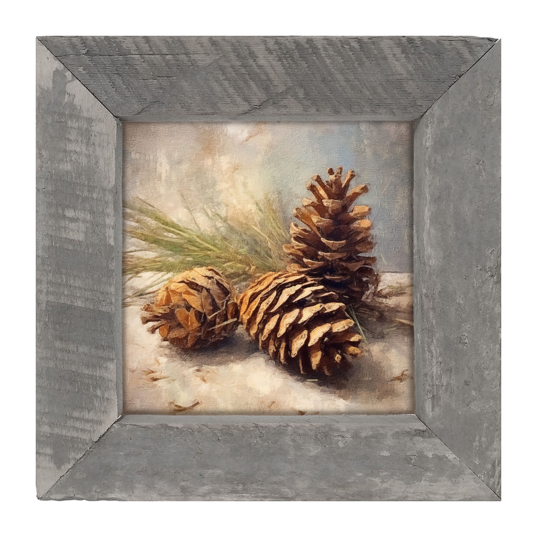 Pine cone closeup - Framed art