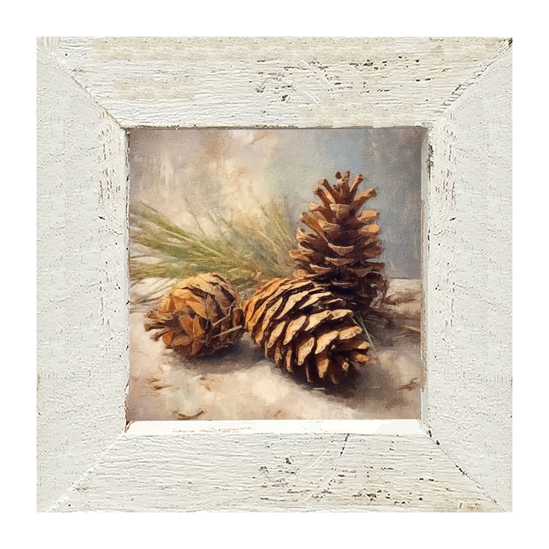 Pine cone closeup - Framed art