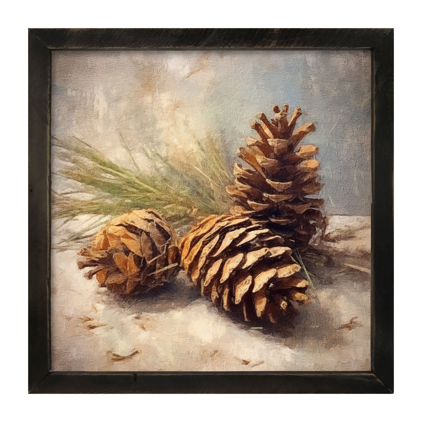 Pine cone closeup - Framed art