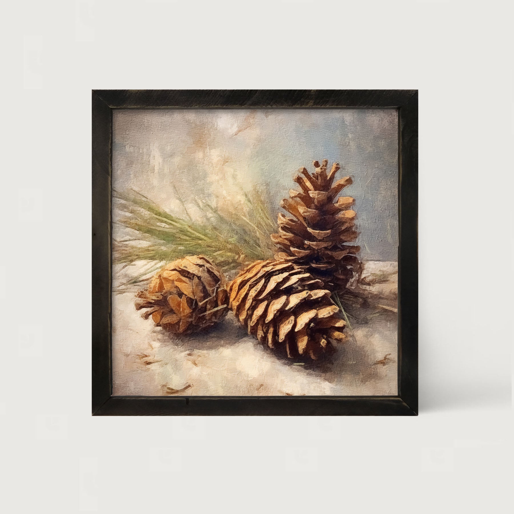 Pine cone closeup - Framed art