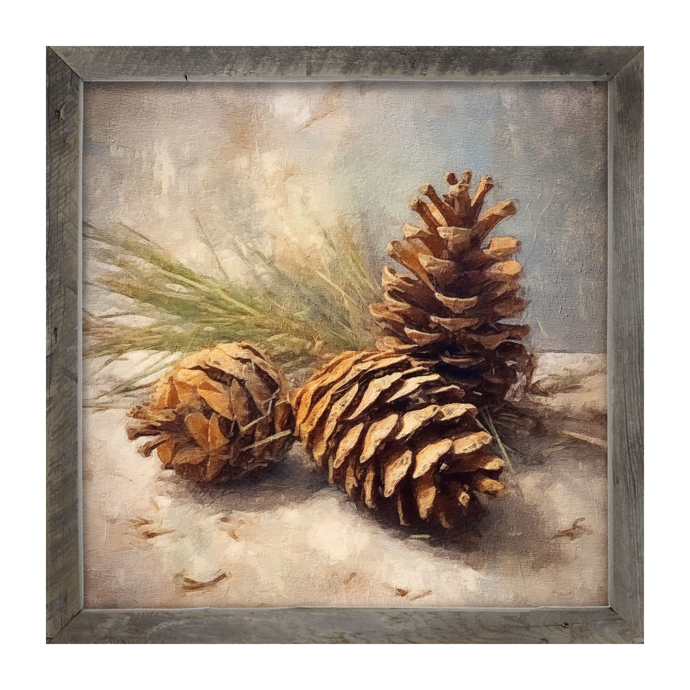 Pine cone closeup - Framed art