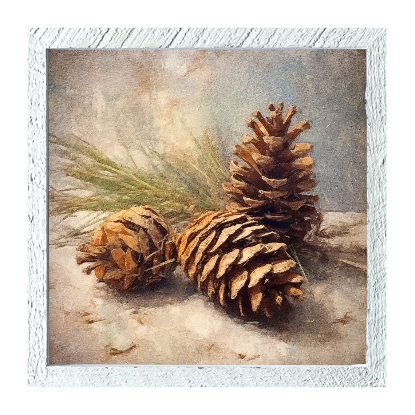 Pine cone closeup - Framed art