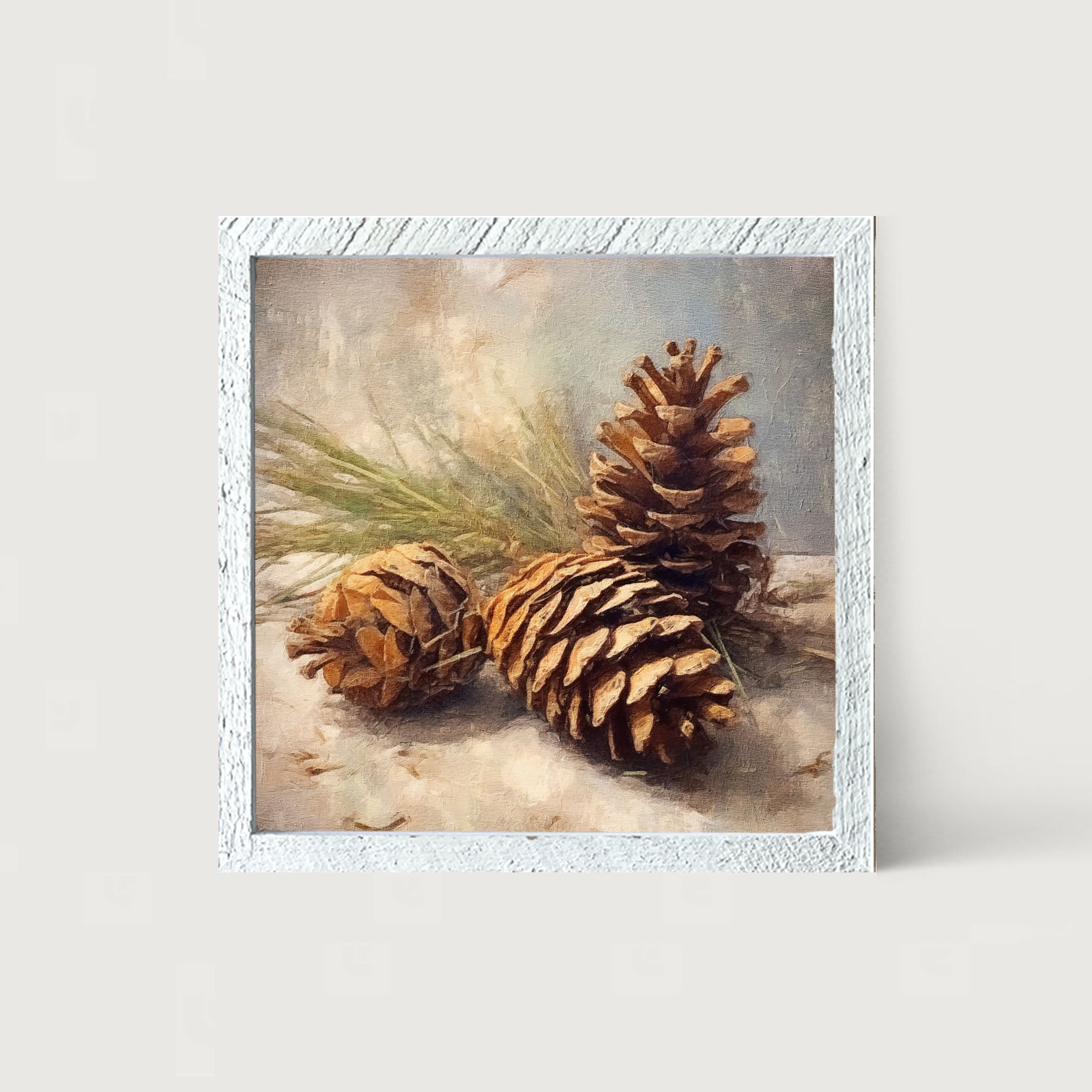 Pine cone closeup - Framed art